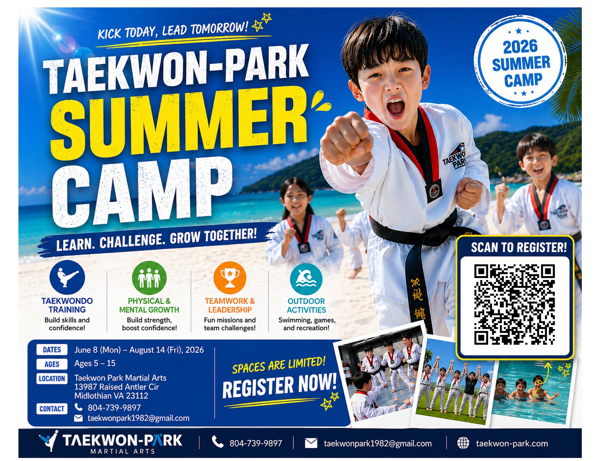 Taekwon Park's Martial Arts & Afterschool Facebook ad
