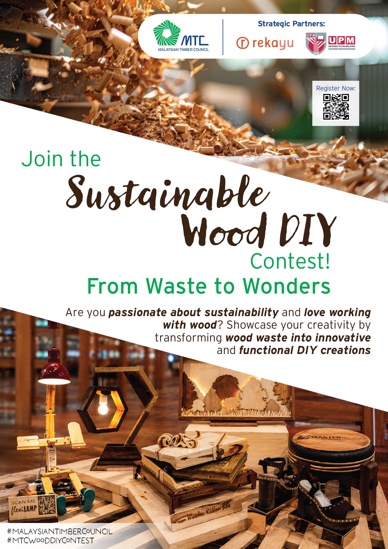 Malaysian Timber Council - MTC Facebook ad: The MTC Sustainable Wood DIY Contest 2026 Has…