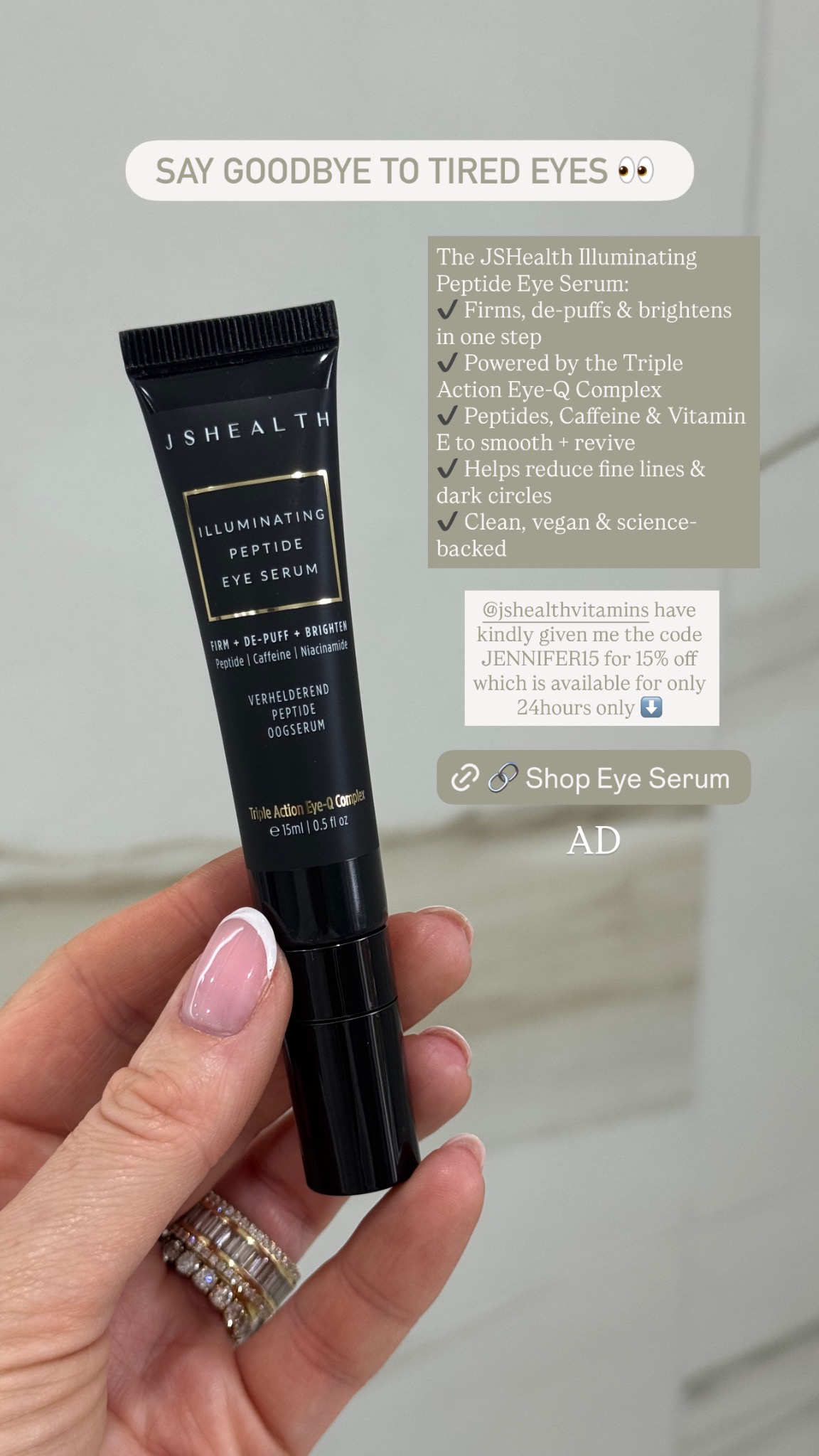Jennifer Wrynne Facebook ad