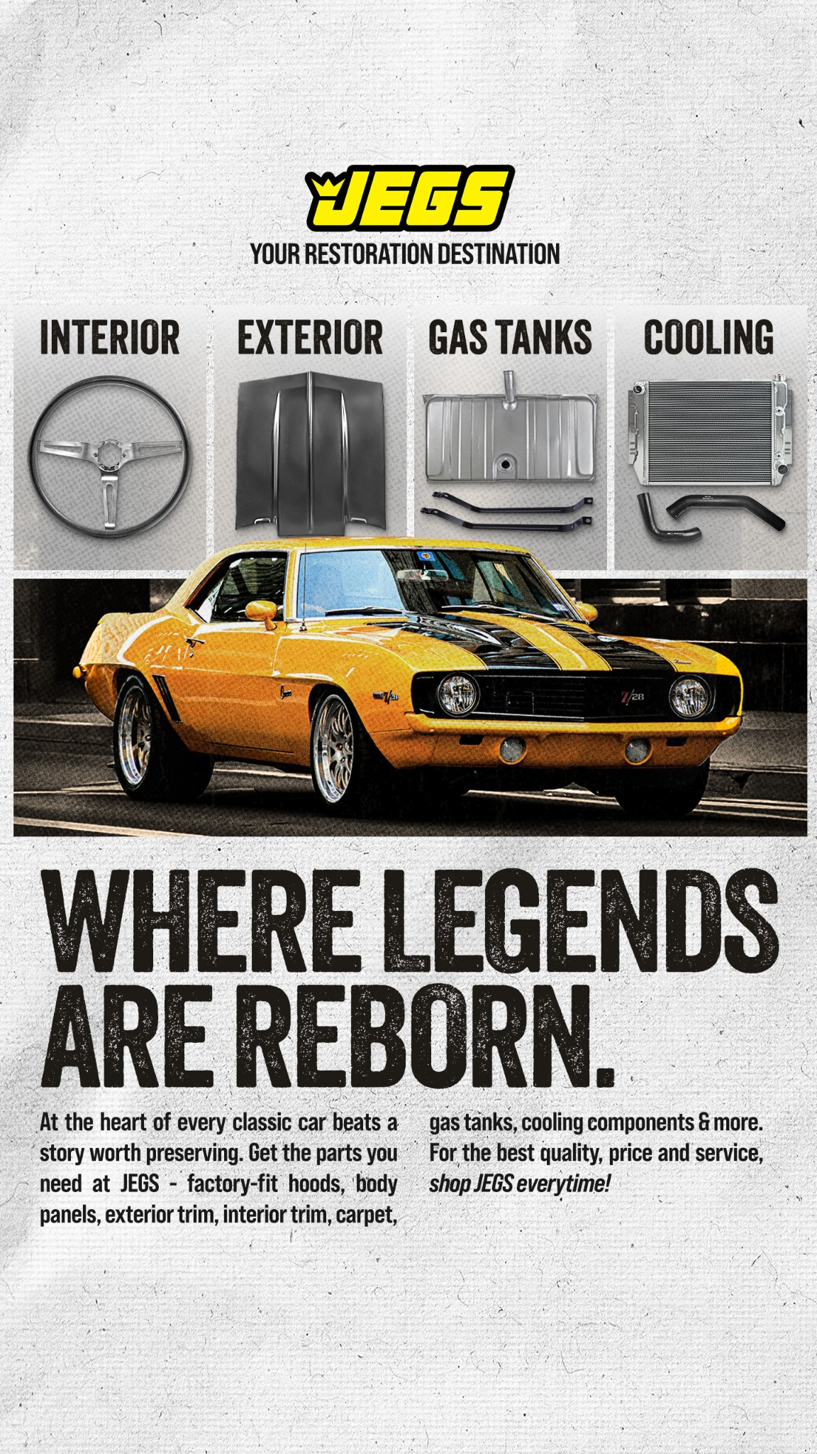 JEGS Performance Facebook ad