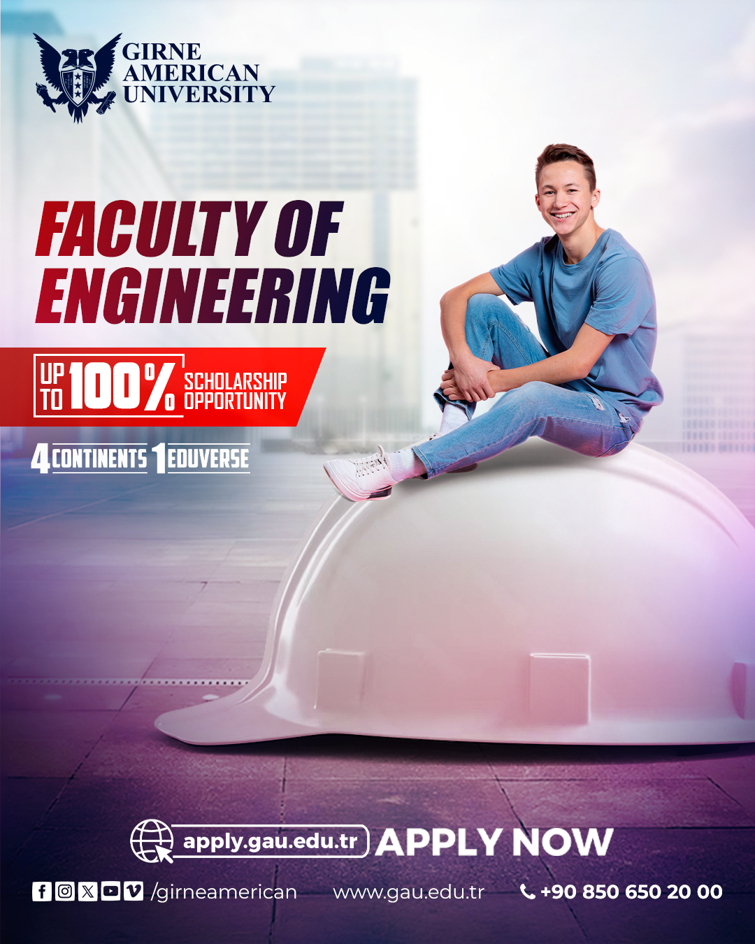 Girne American University Facebook ad: In joining GAU, you will be taking advantage…
