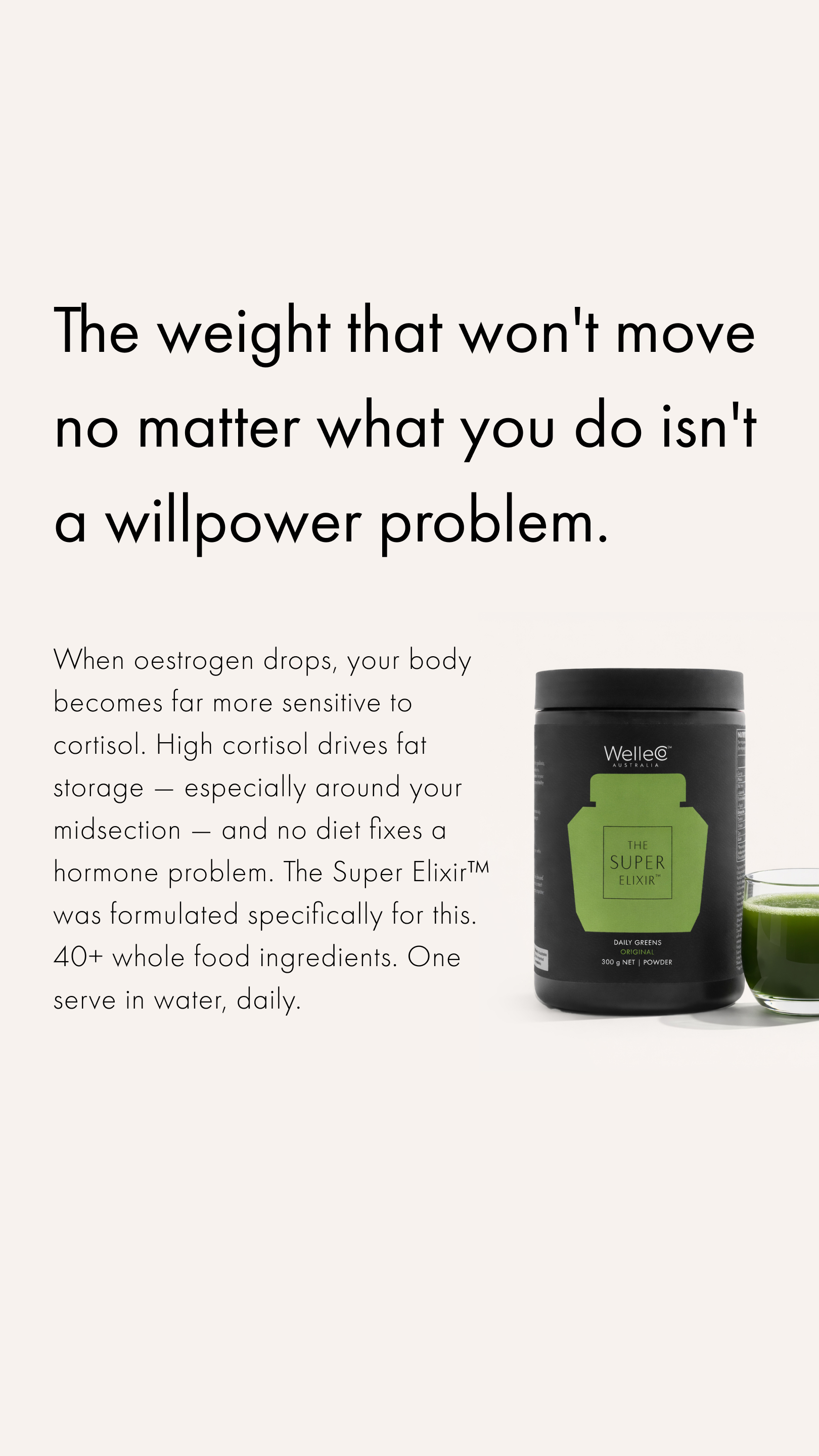 WelleCo Facebook ad