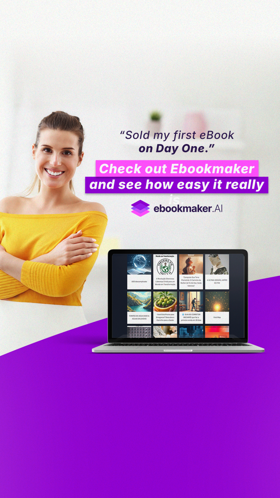 Ebookmaker.ai Facebook ad