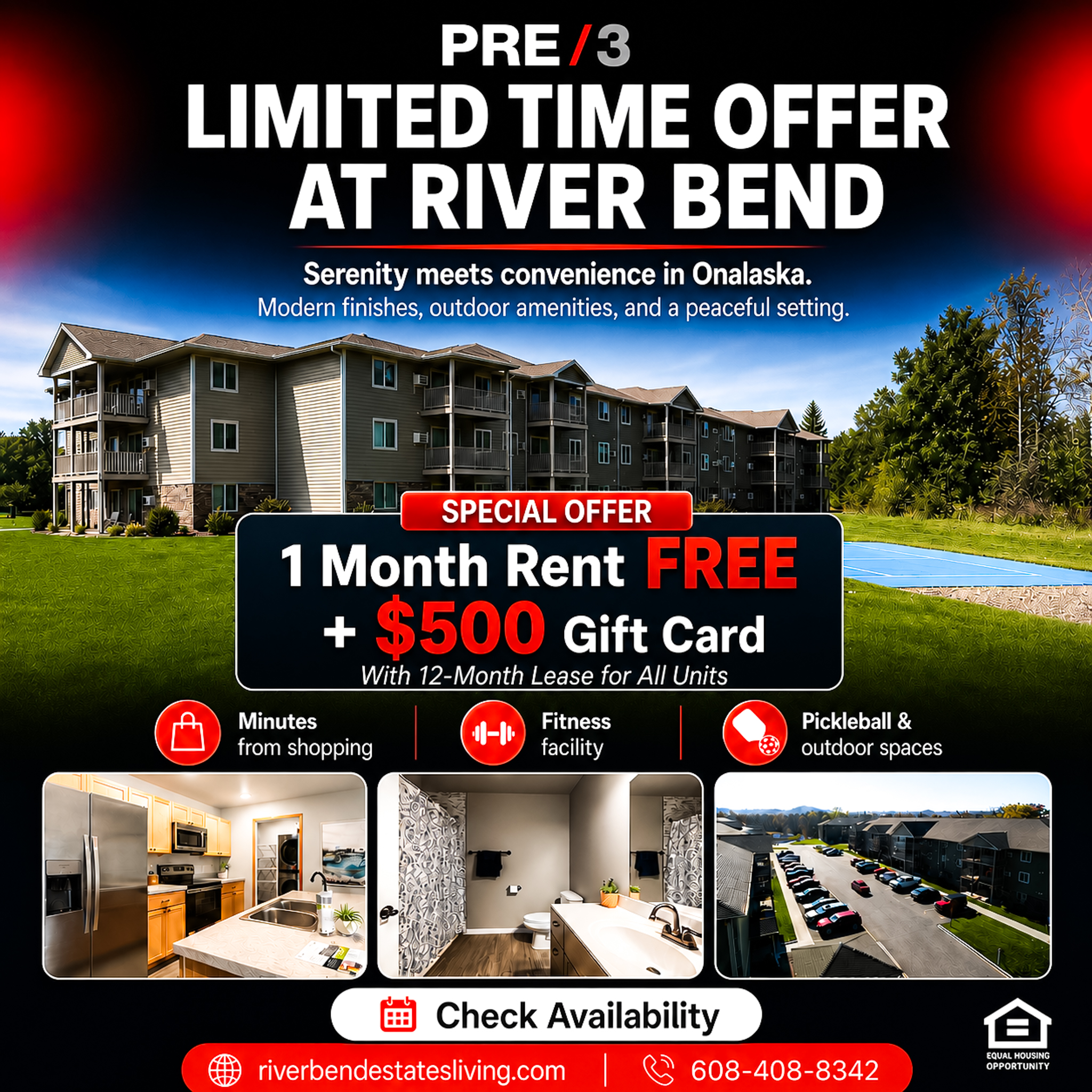 PRE/3 Real Estate Management Facebook ad: This isn't your average apartment.