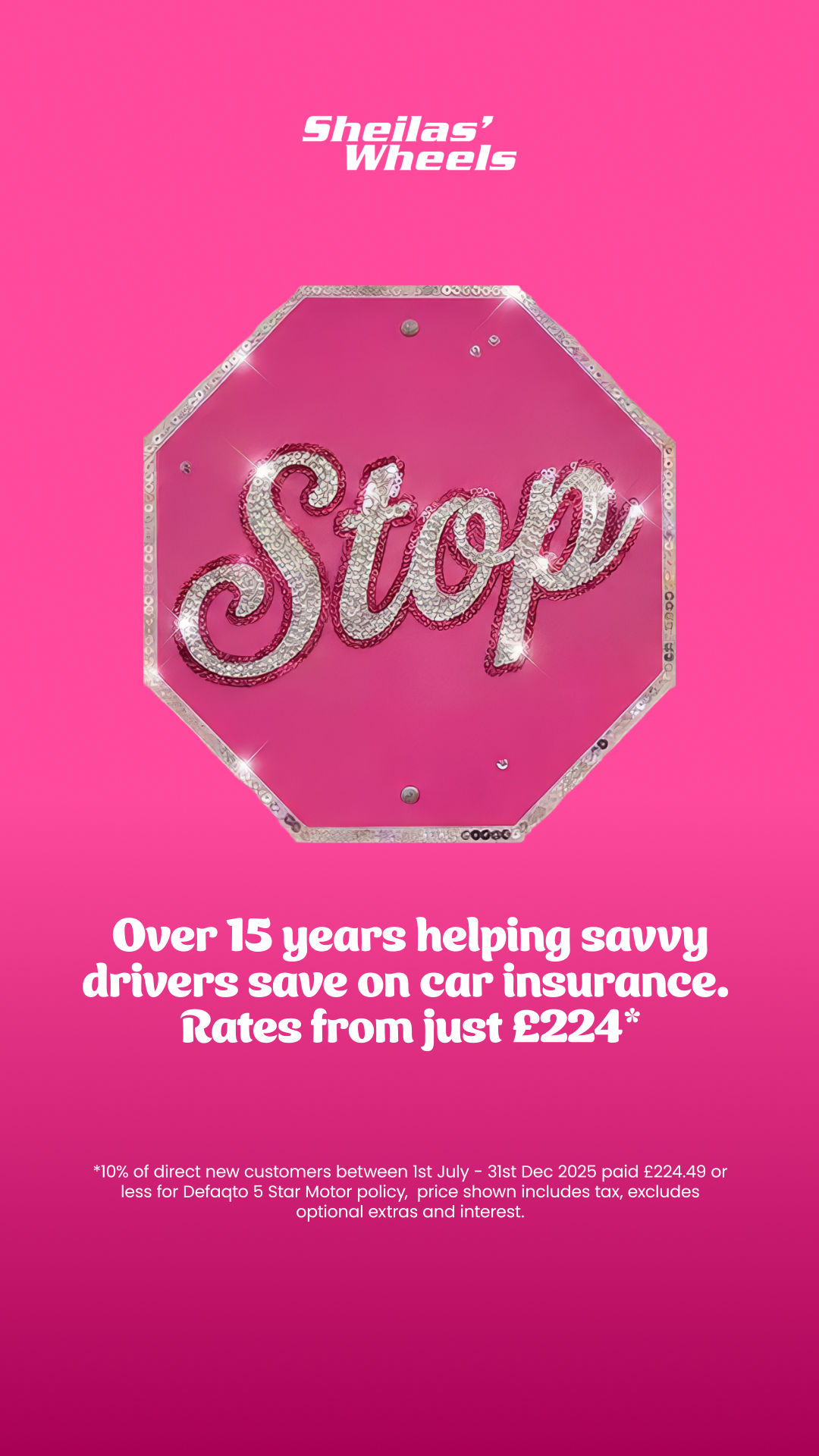 Sheilas' Wheels Facebook ad from Mar 31, 2026