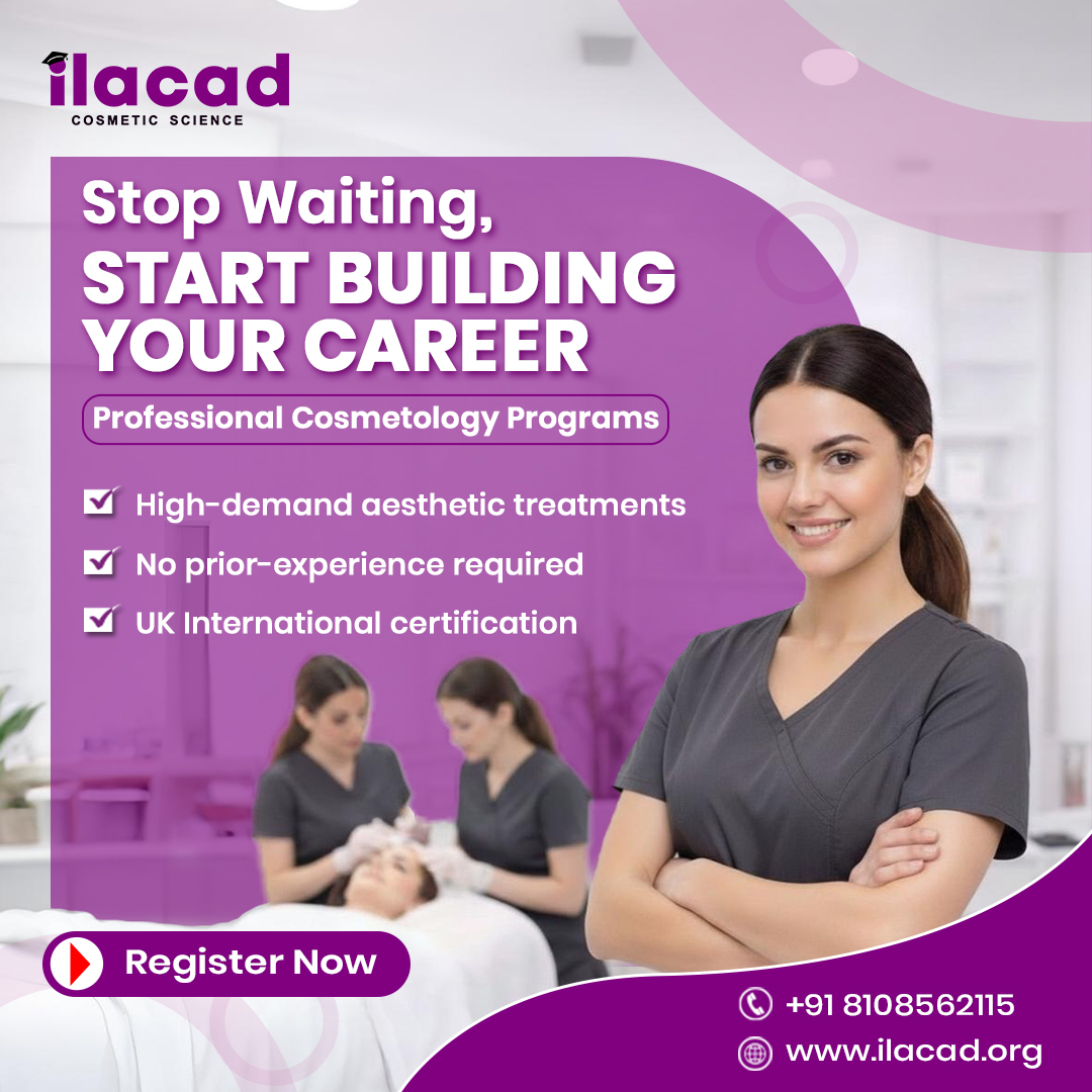 ILACAD INSTITUTE Facebook ad: Become A Cosmetologist