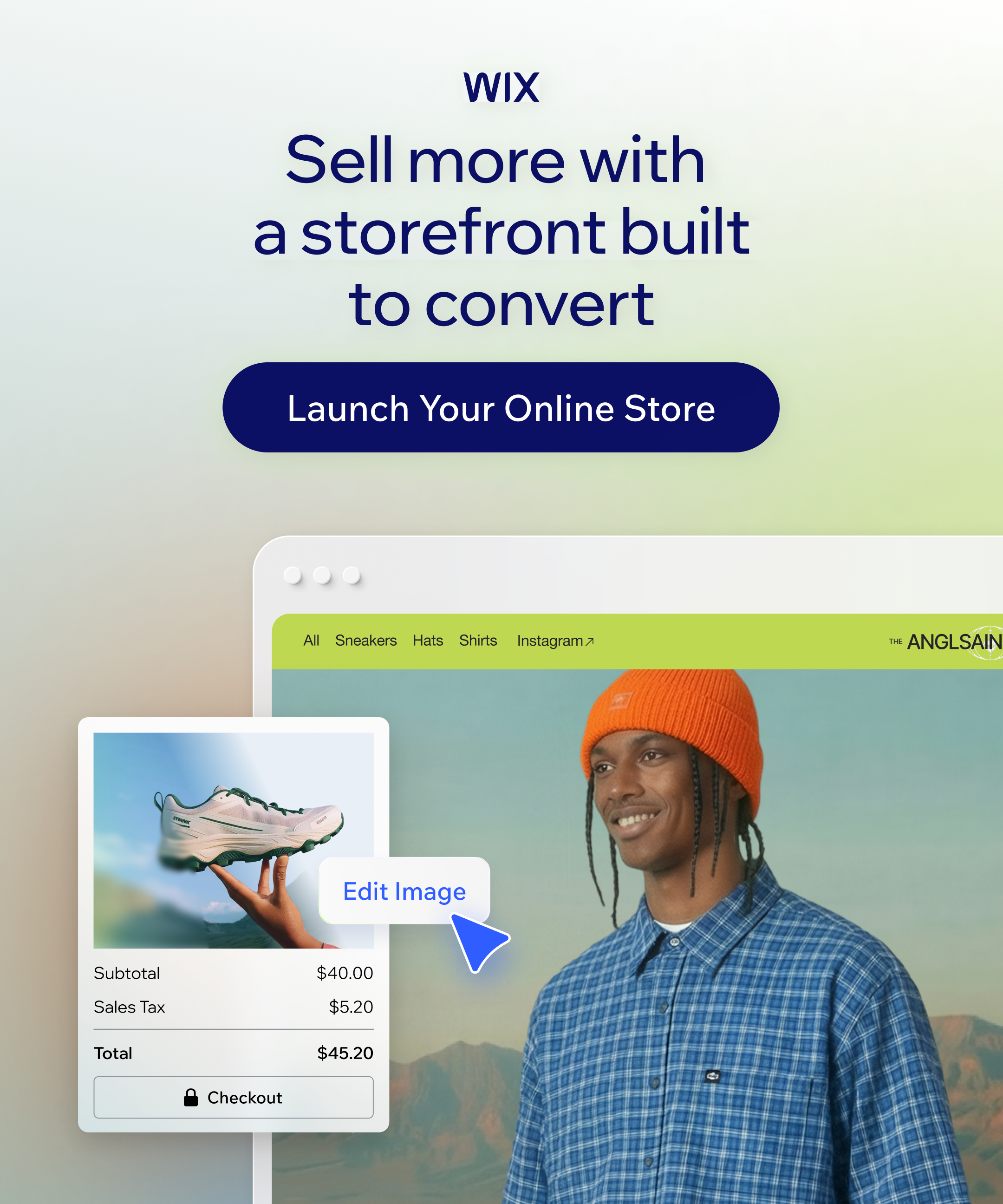 Wix Facebook ad