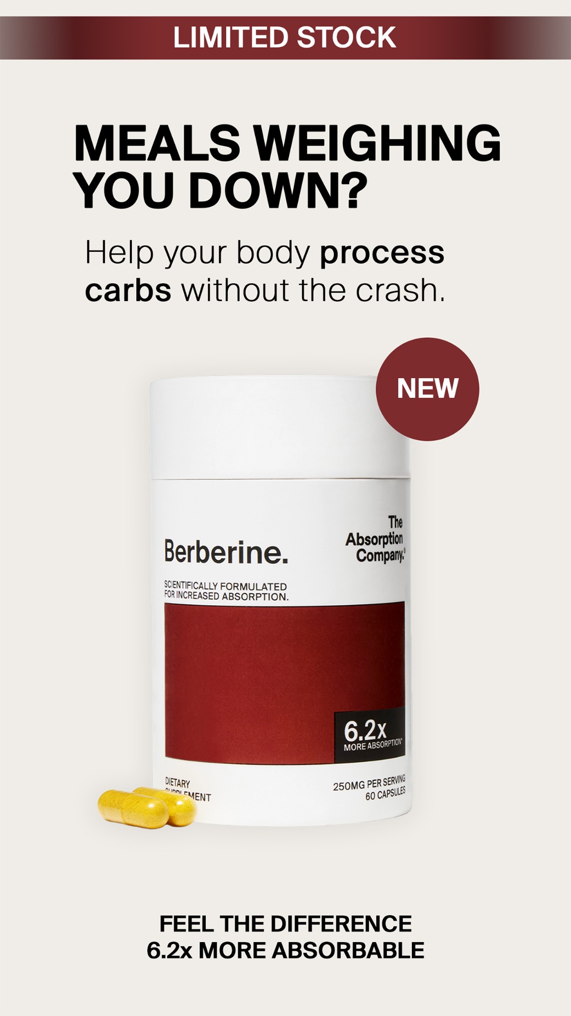 The Absorption Company Facebook ad