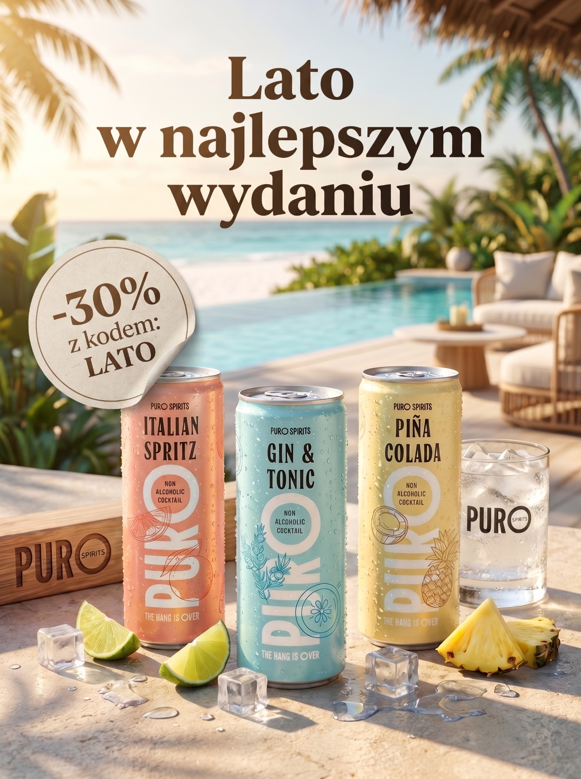 PURO Spirits Non-Alcoholic Drinks Facebook ad