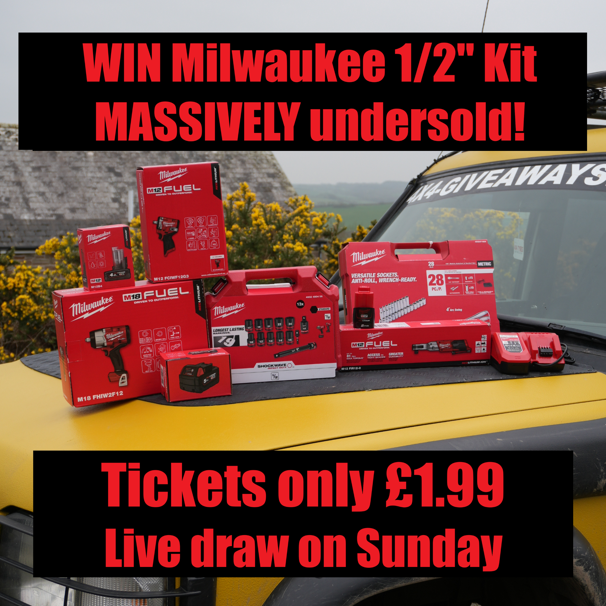 4x4 Giveaways  Facebook ad