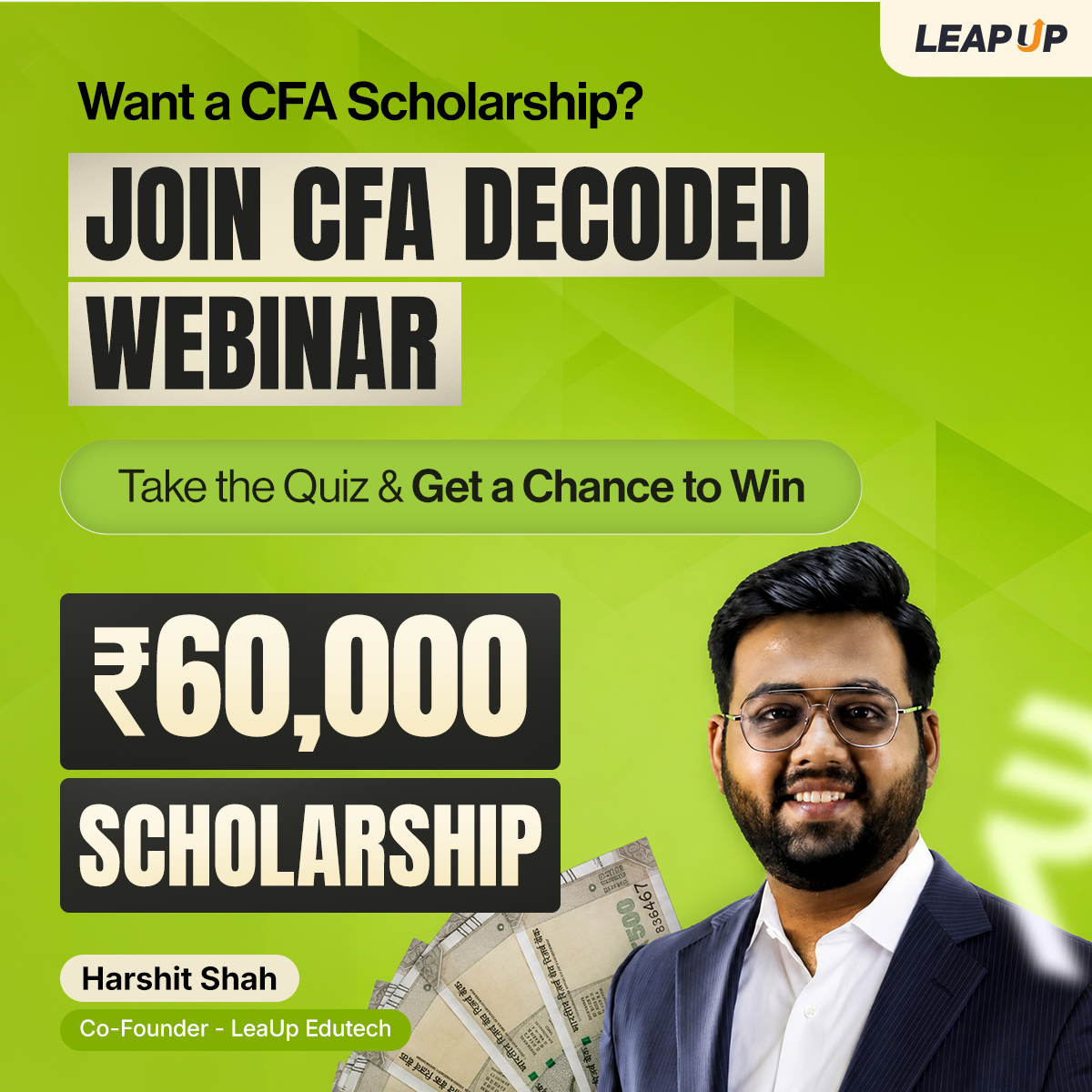 Leapup Edutech Facebook ad: CFA Made Easy with Leapup