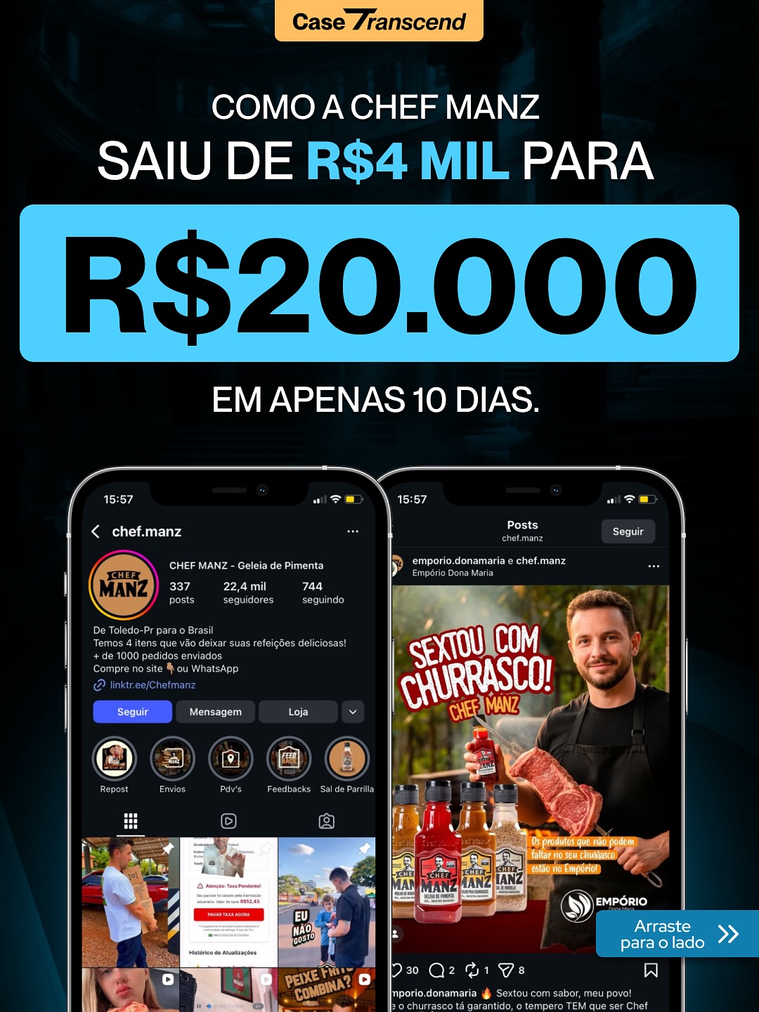 William Oliveira Facebook ad: Você quer resultados como este na sua loja…