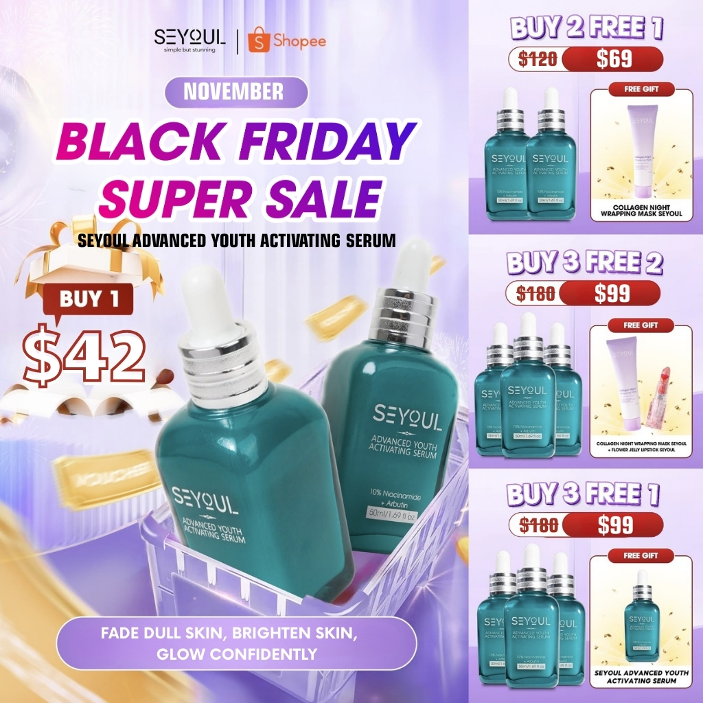 Seyoul - Singapore Facebook ad: BUY 3 FREE 2 GIFT