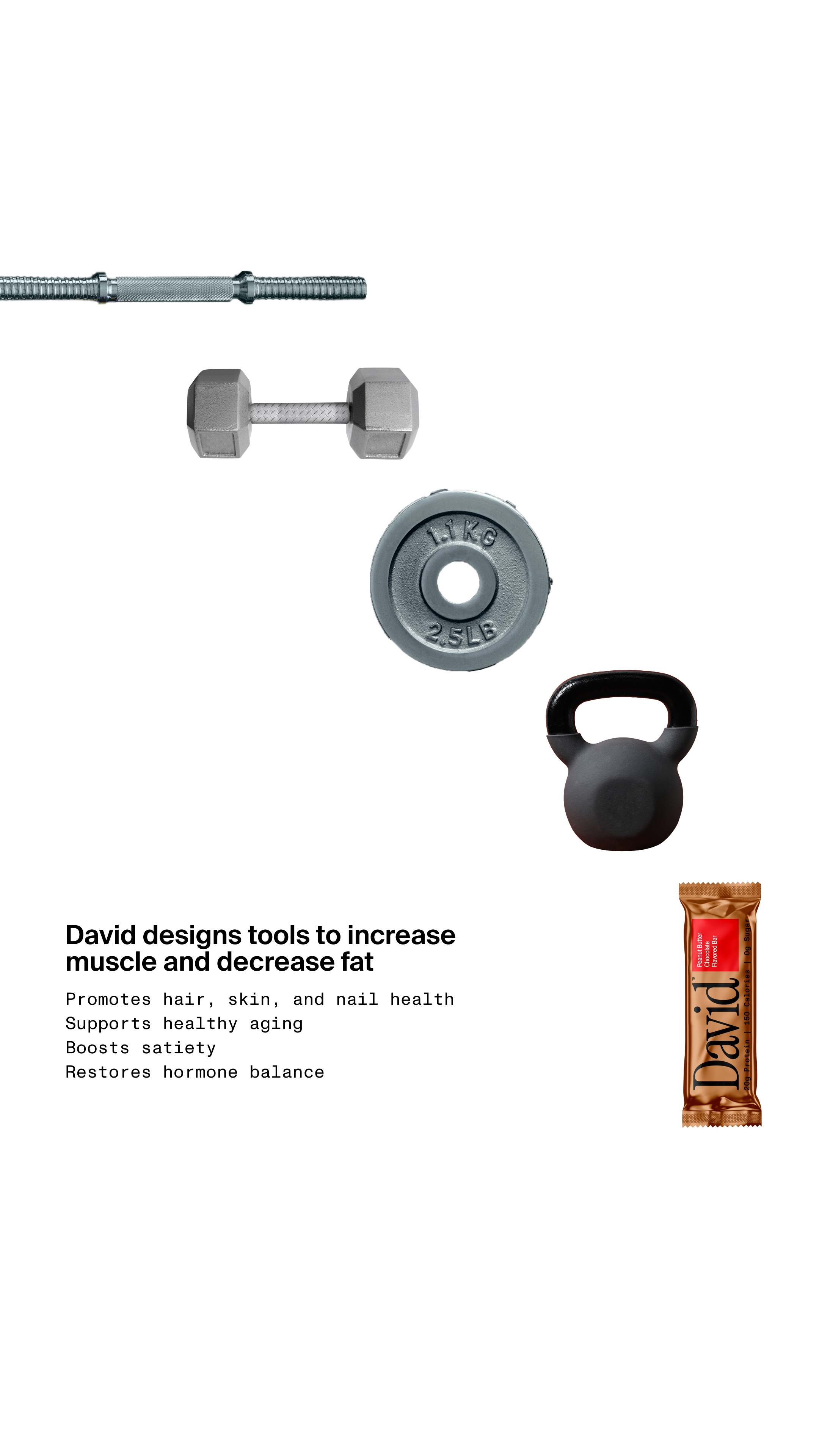 David Protein Facebook ad