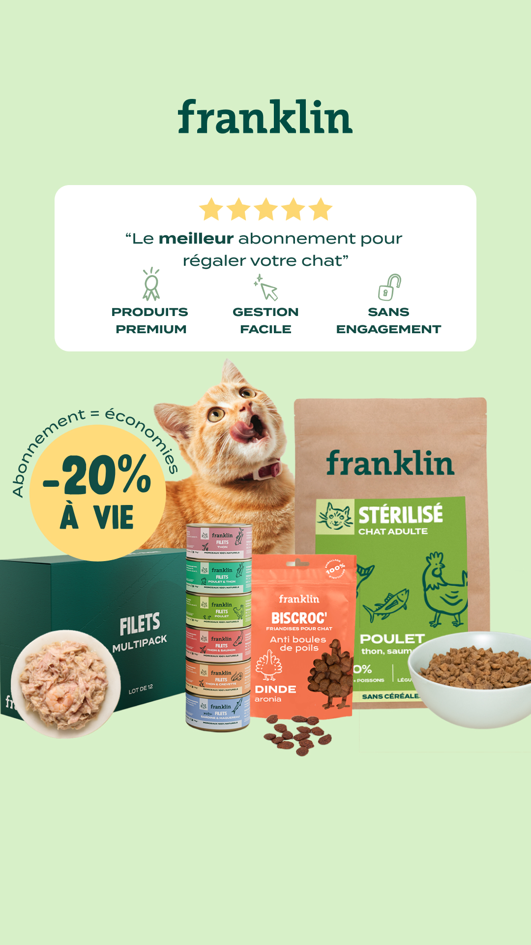 Franklin Pet Food Facebook ad