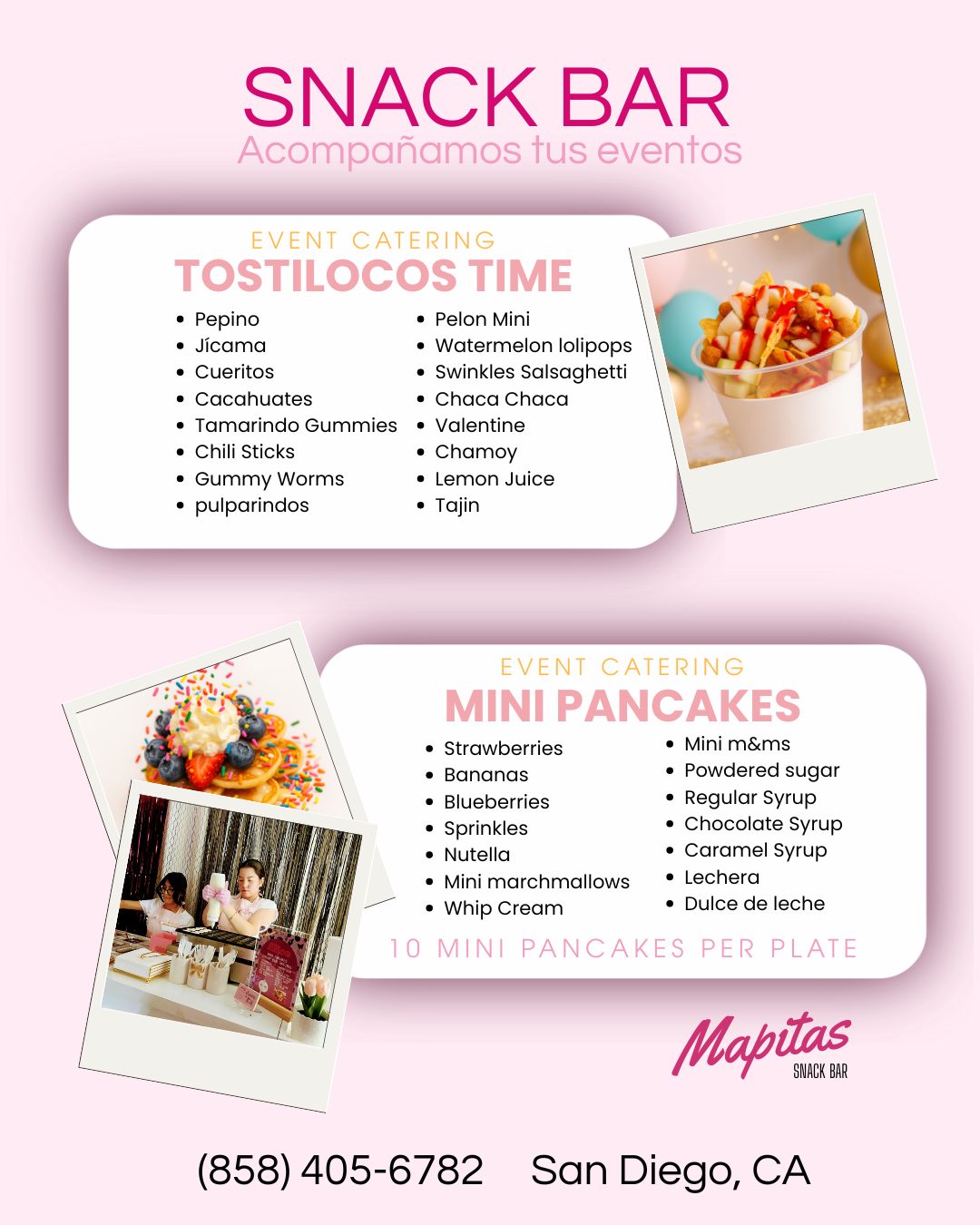 Mapita’s Snack Bar Facebook ad: We’re the best snack bar in San Diego