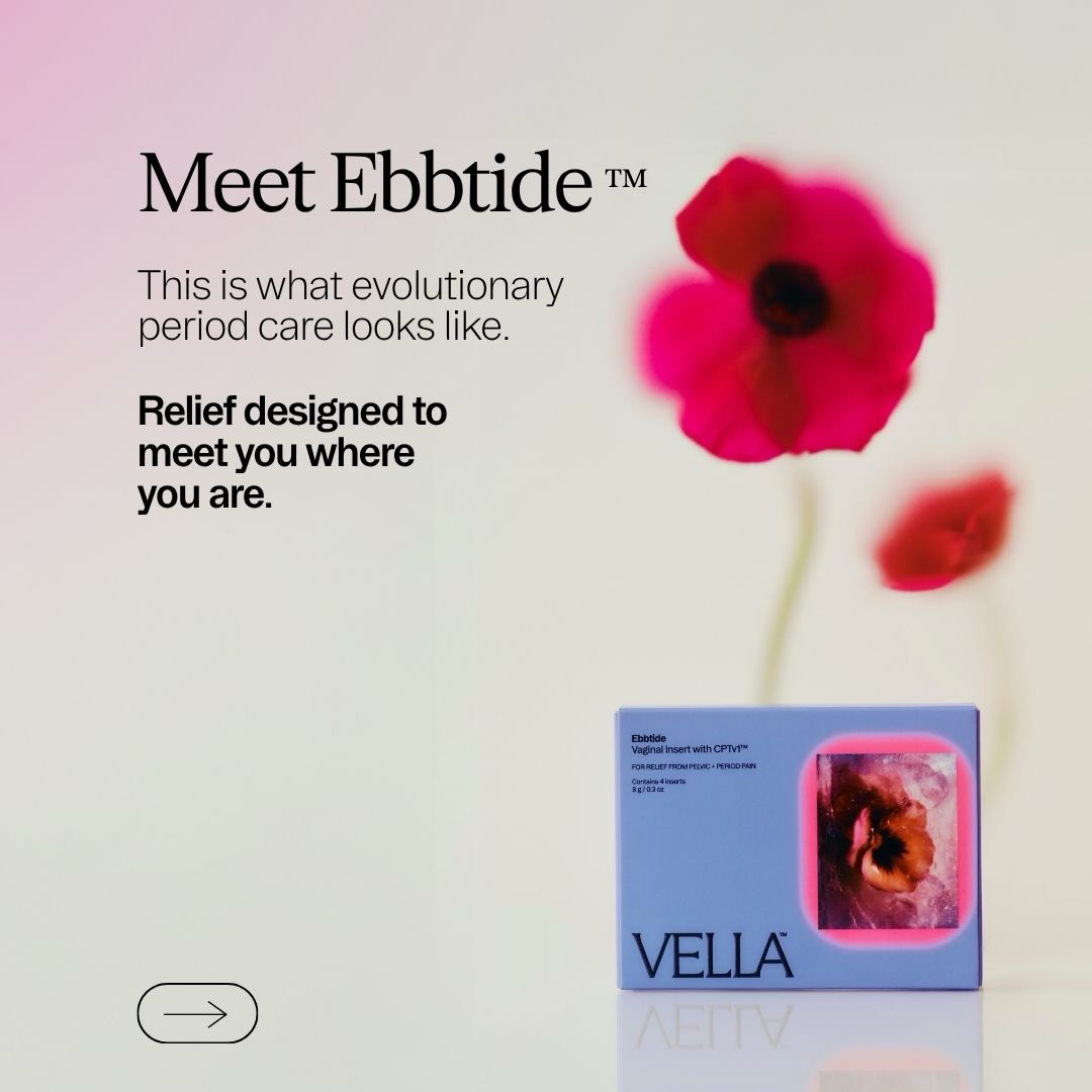 Time for Vella Facebook ad: You’re not bad at managing cramps.