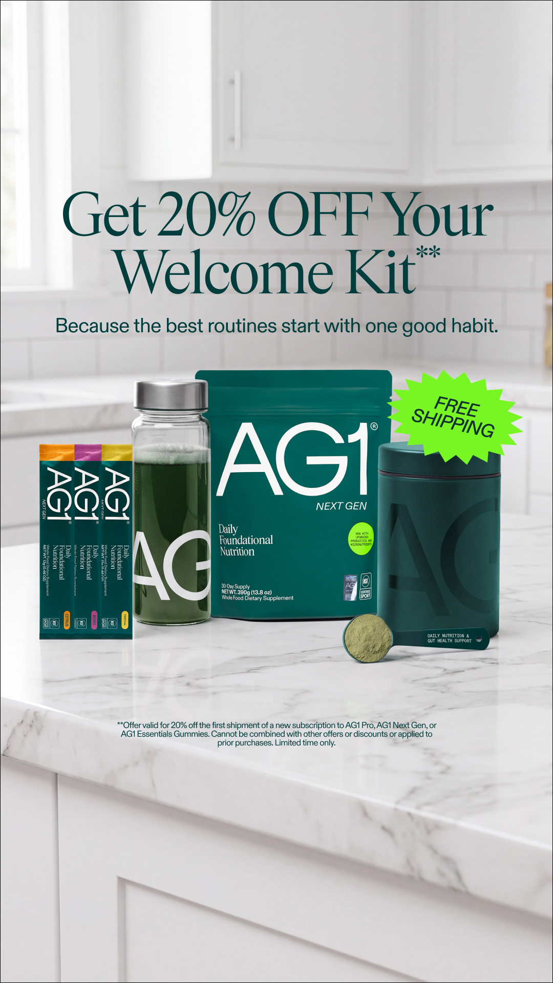 AG1 by Athletic Greens Facebook ad