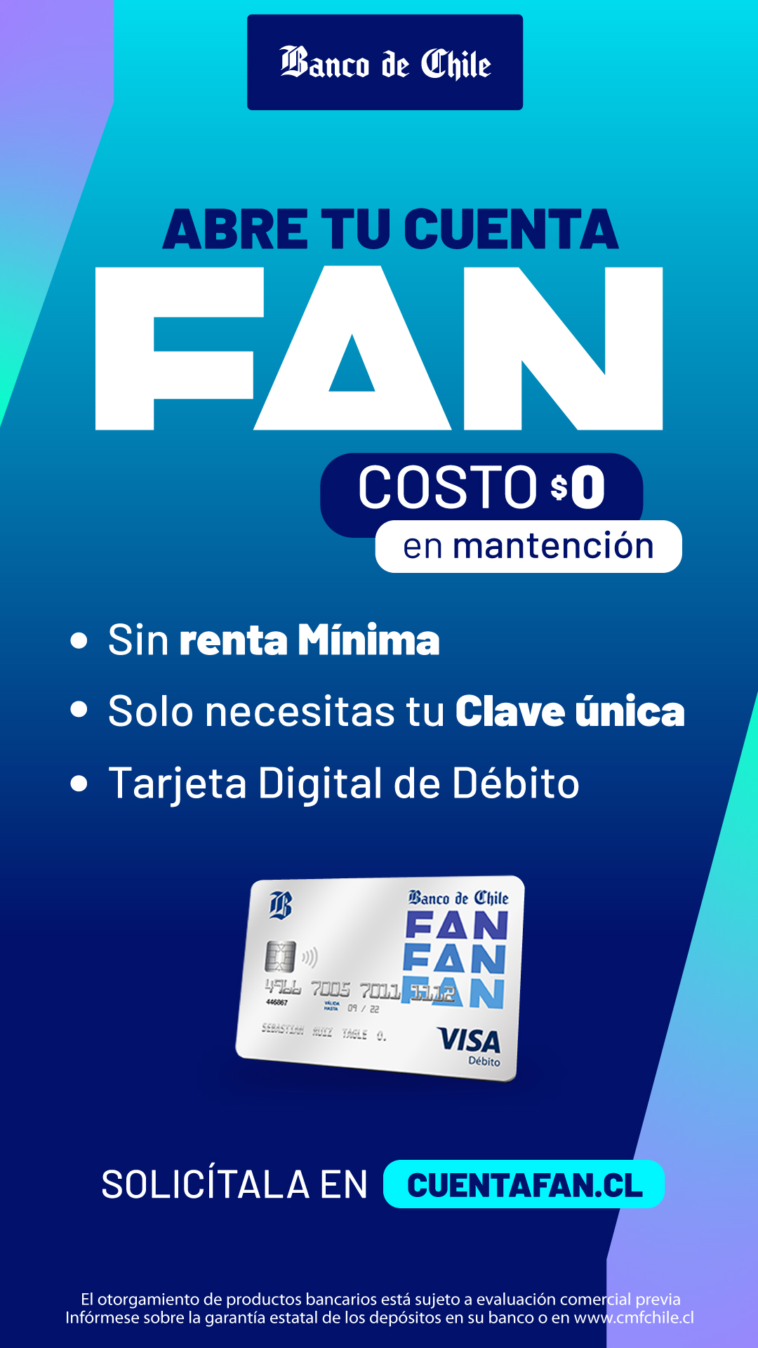 Banco de Chile Facebook ad