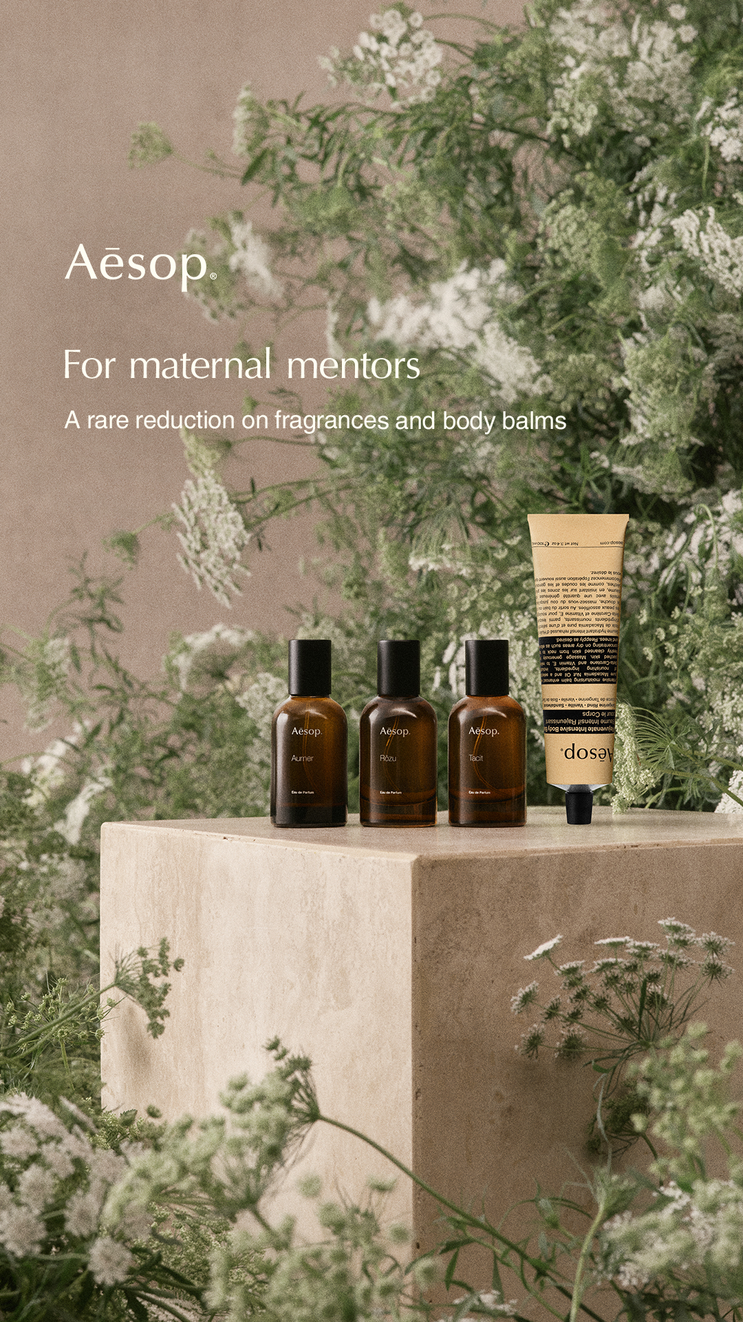 Aesop Facebook ad