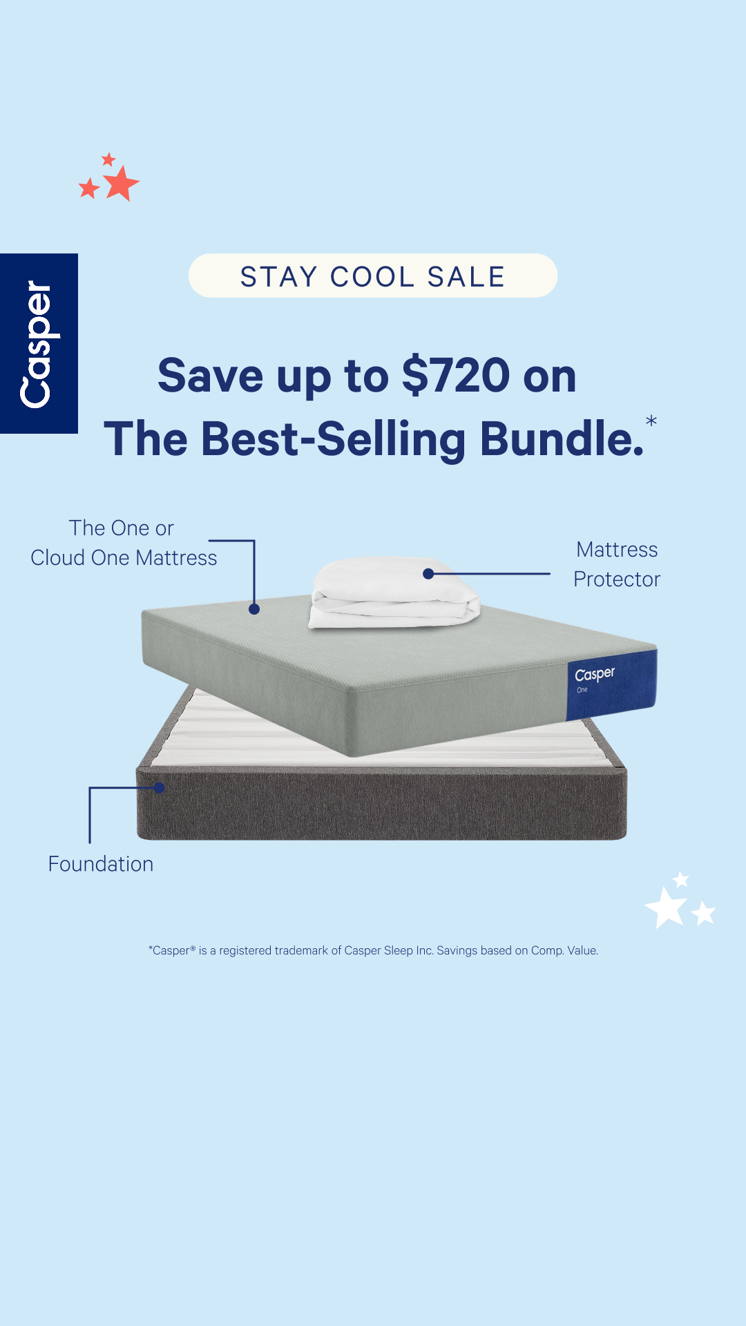 Casper Facebook ad