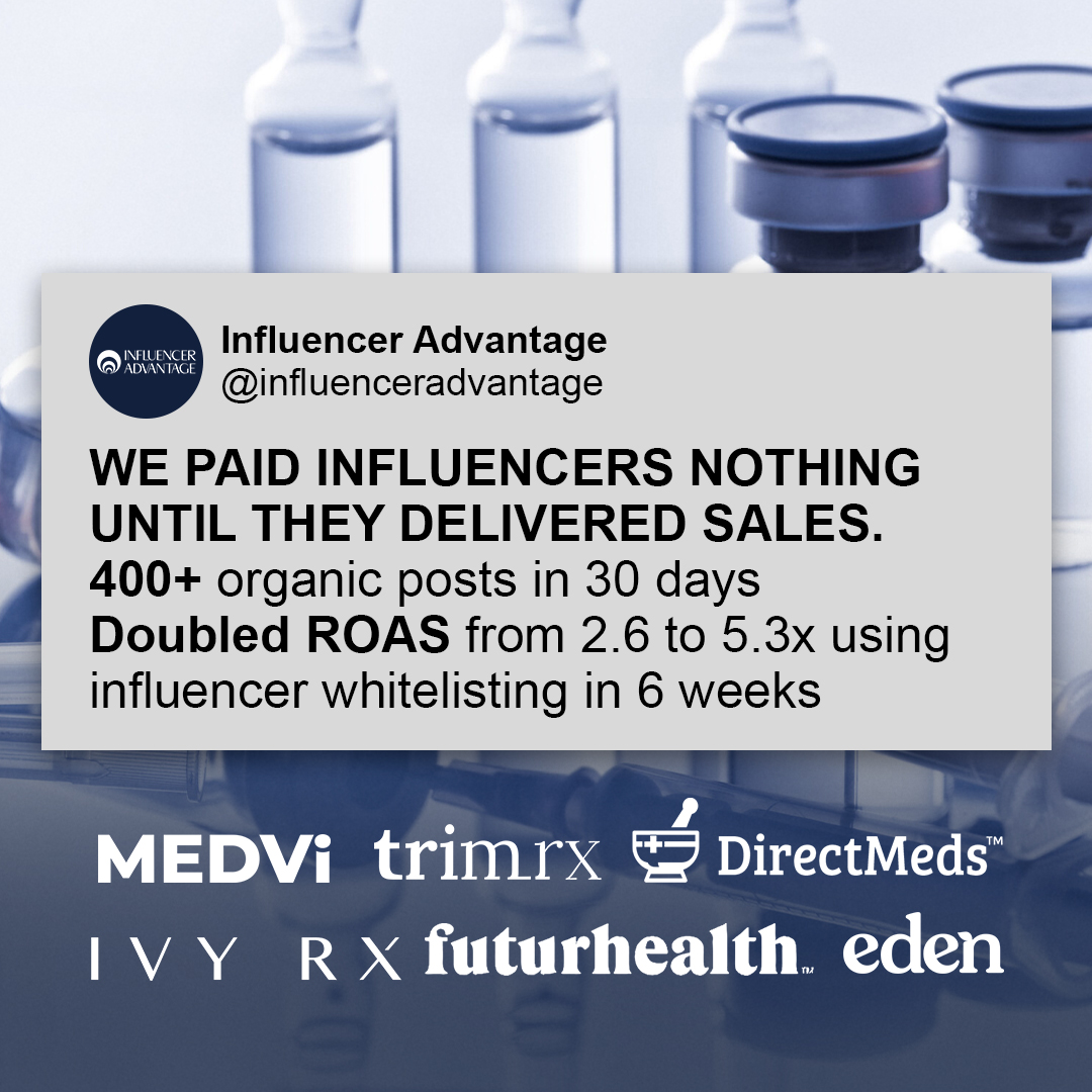 Influencer Advantage Facebook ad