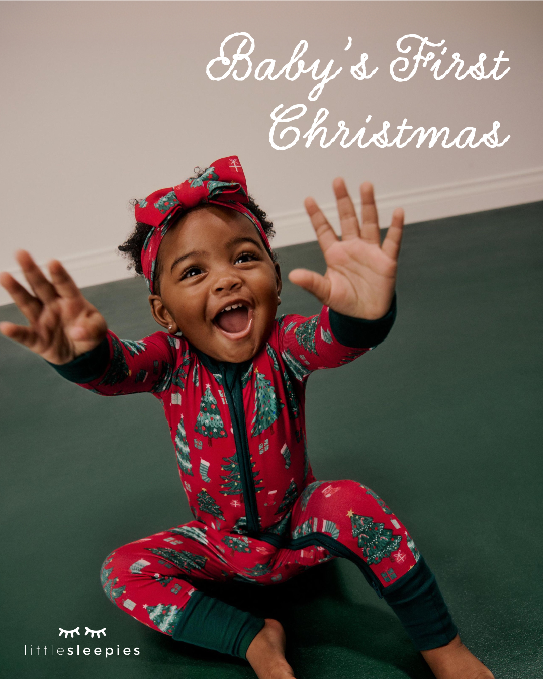 Little Sleepies Facebook ad: Baby's First Christmas