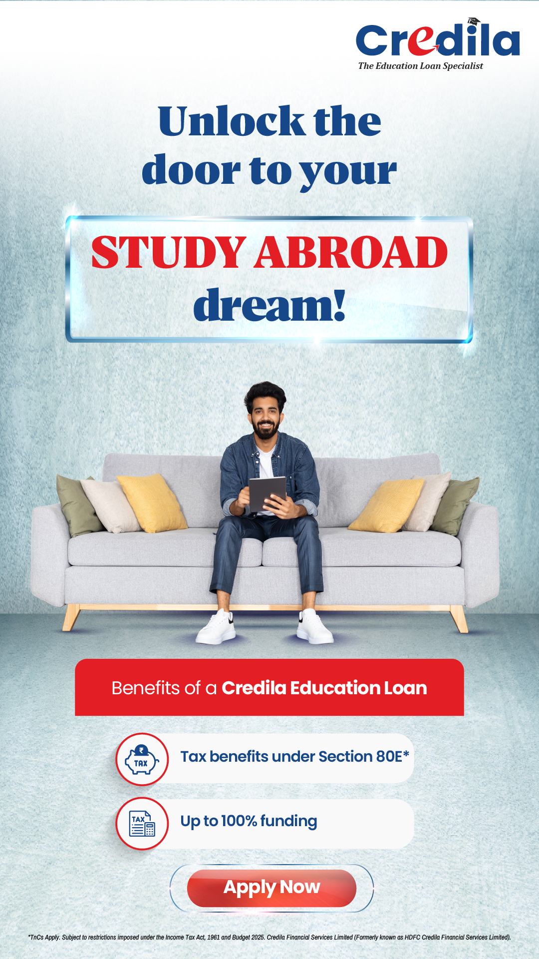 Credila Financial Services Limited Facebook ad