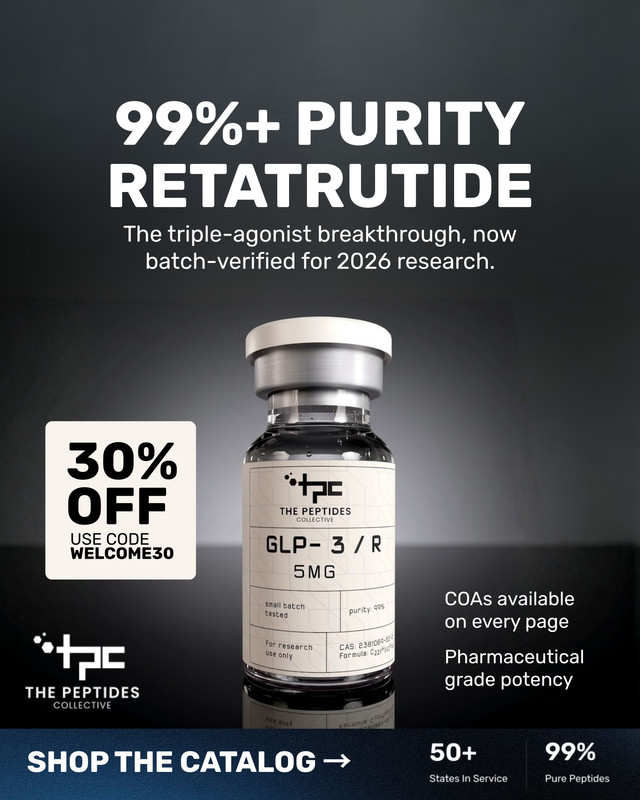 The Peptides Collective Facebook ad from Jun 3, 2026