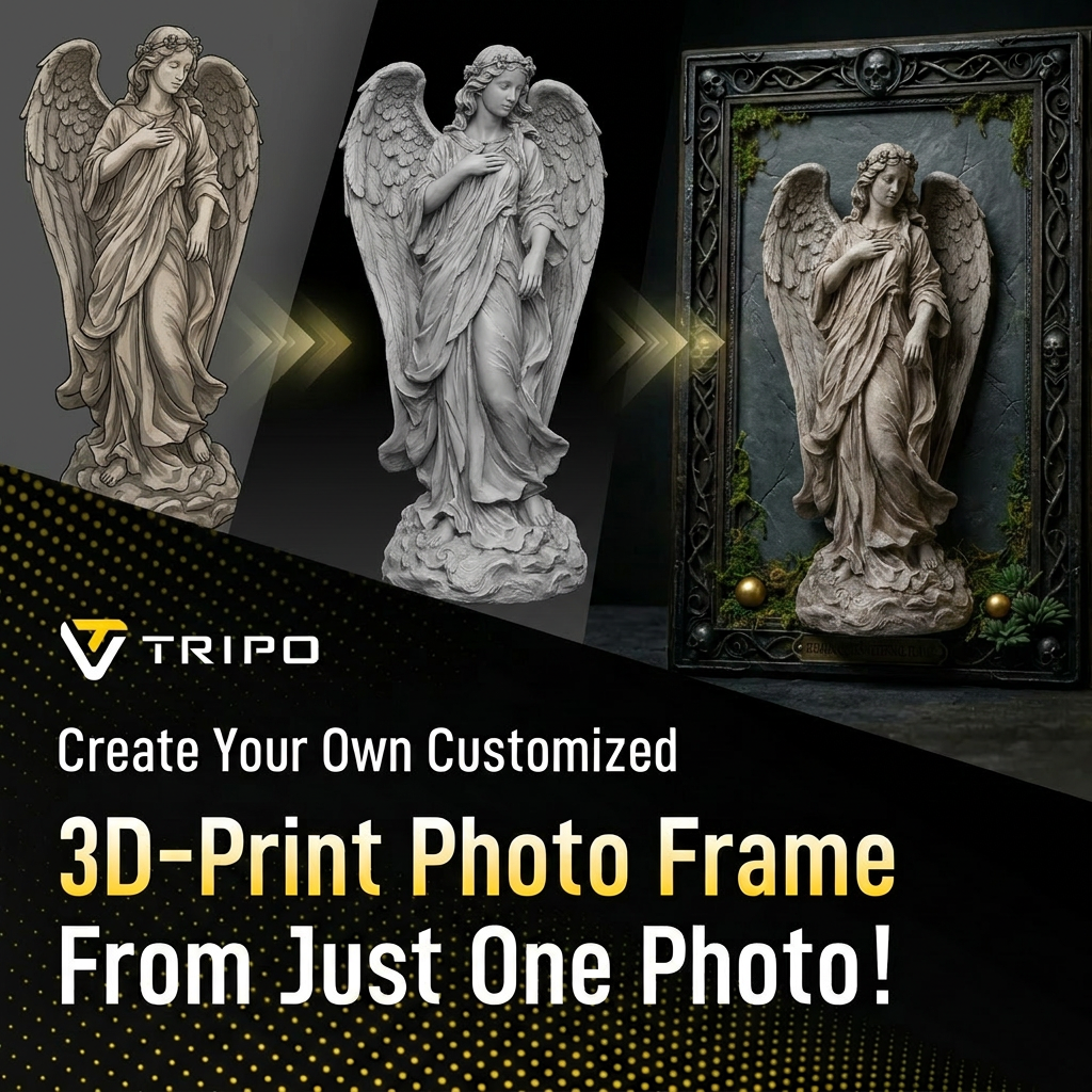 Tripo 3D Facebook ad