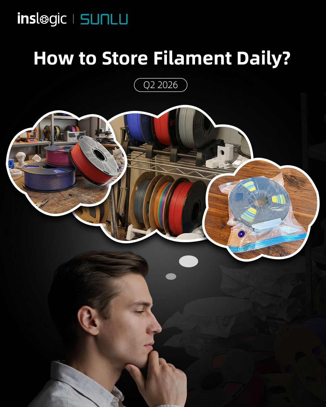 davemakesstuffbc Facebook ad: How do you store your filament daily?