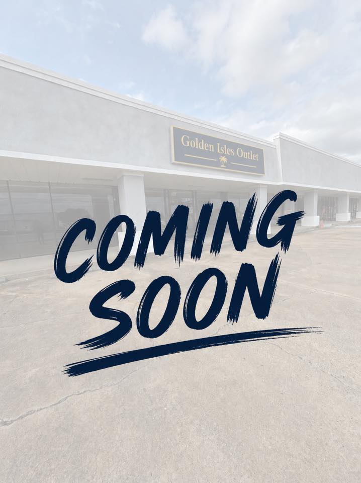 Golden Isles Outlet Facebook ad: GET READY BRUNSWICK!