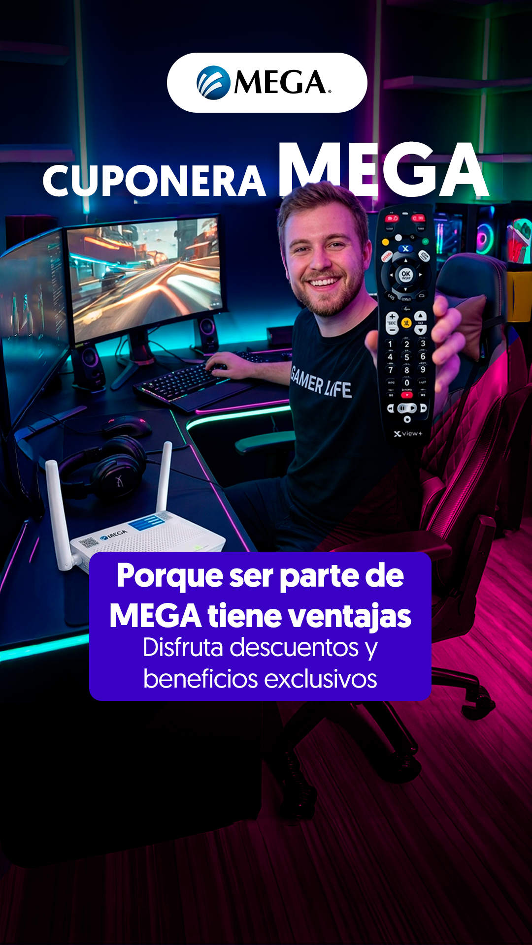 Megacable, Conectamos tu vida Facebook ad