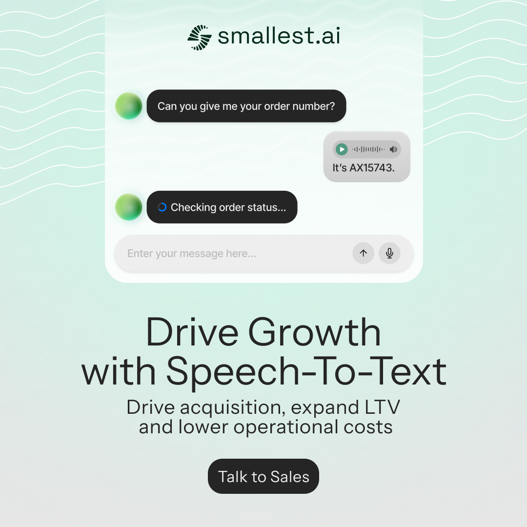 Smallest.ai Facebook ad