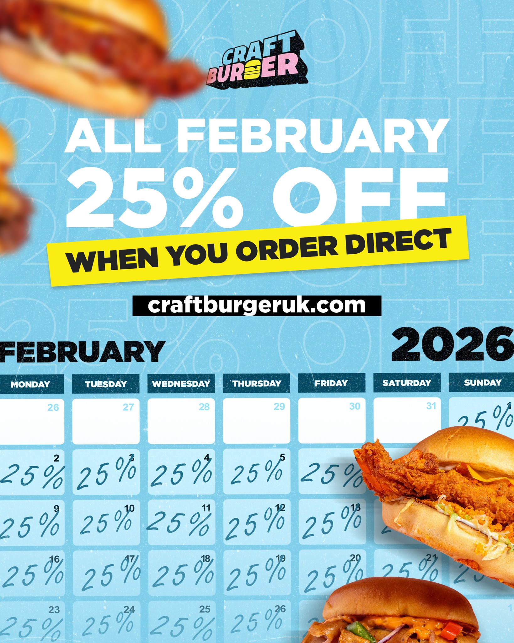 Craft Burger Facebook ad: Craft Burger - Boro