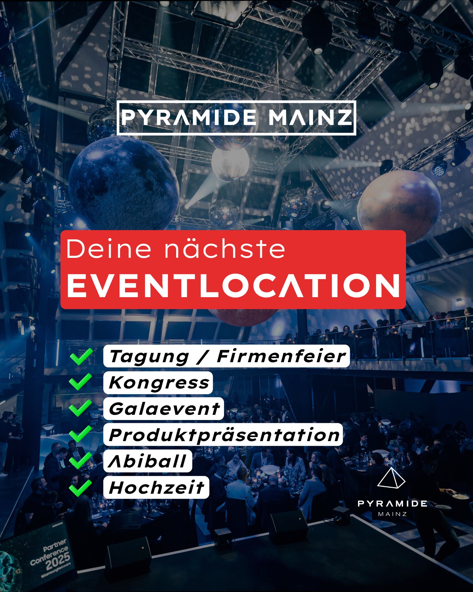 Pyramide Mainz Facebook ad from Aug 18, 2025