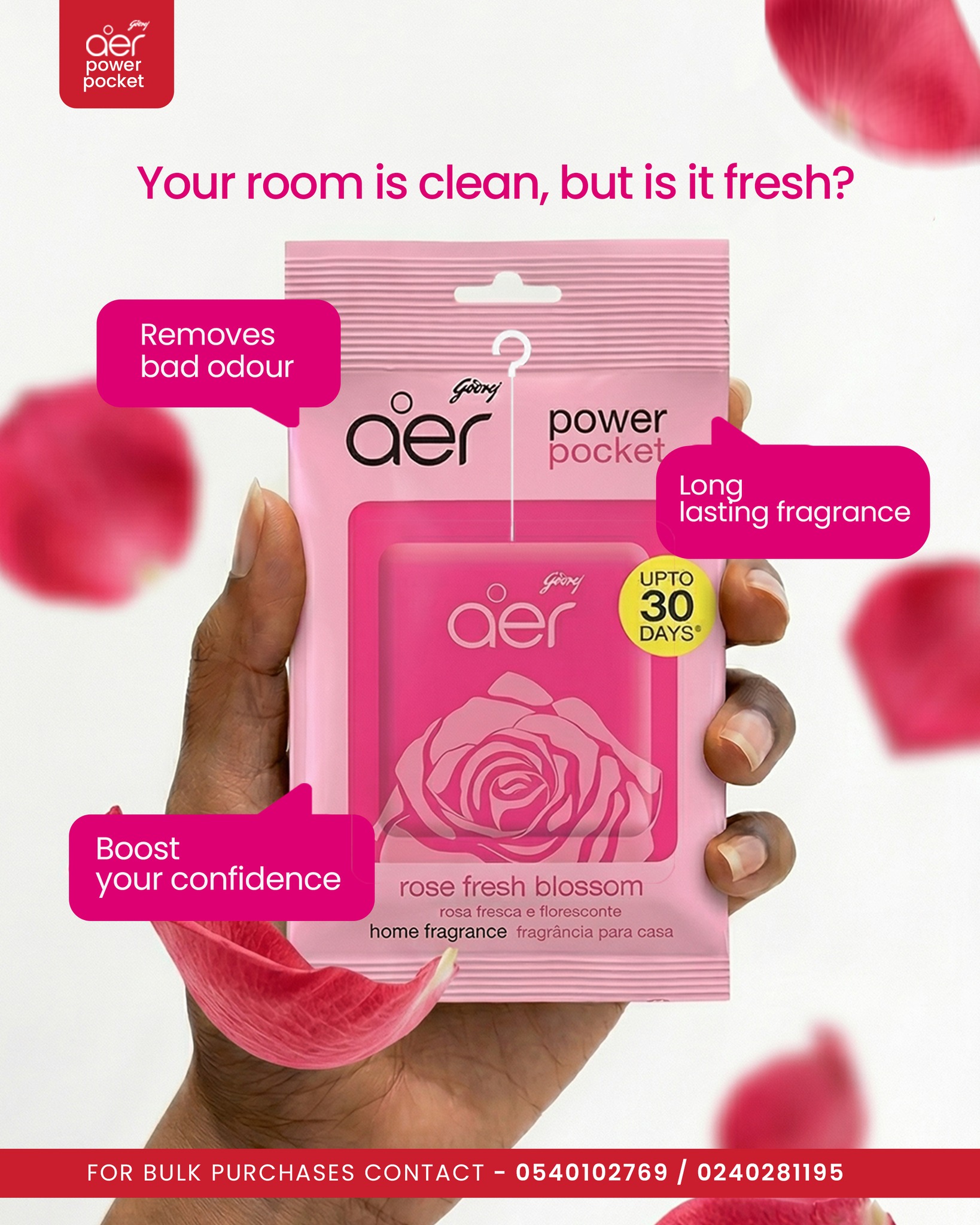 Aer Power Pocket Ghana Facebook ad