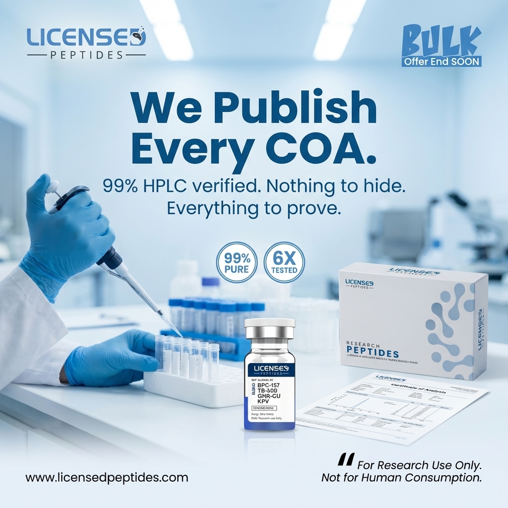 Licensed Peptides Facebook ad
