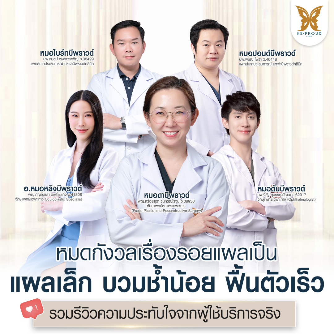 ตาสองชั้น รักษากล้ามเนื้อตาอ่อนแรง By Beproud Clinic Facebook ad