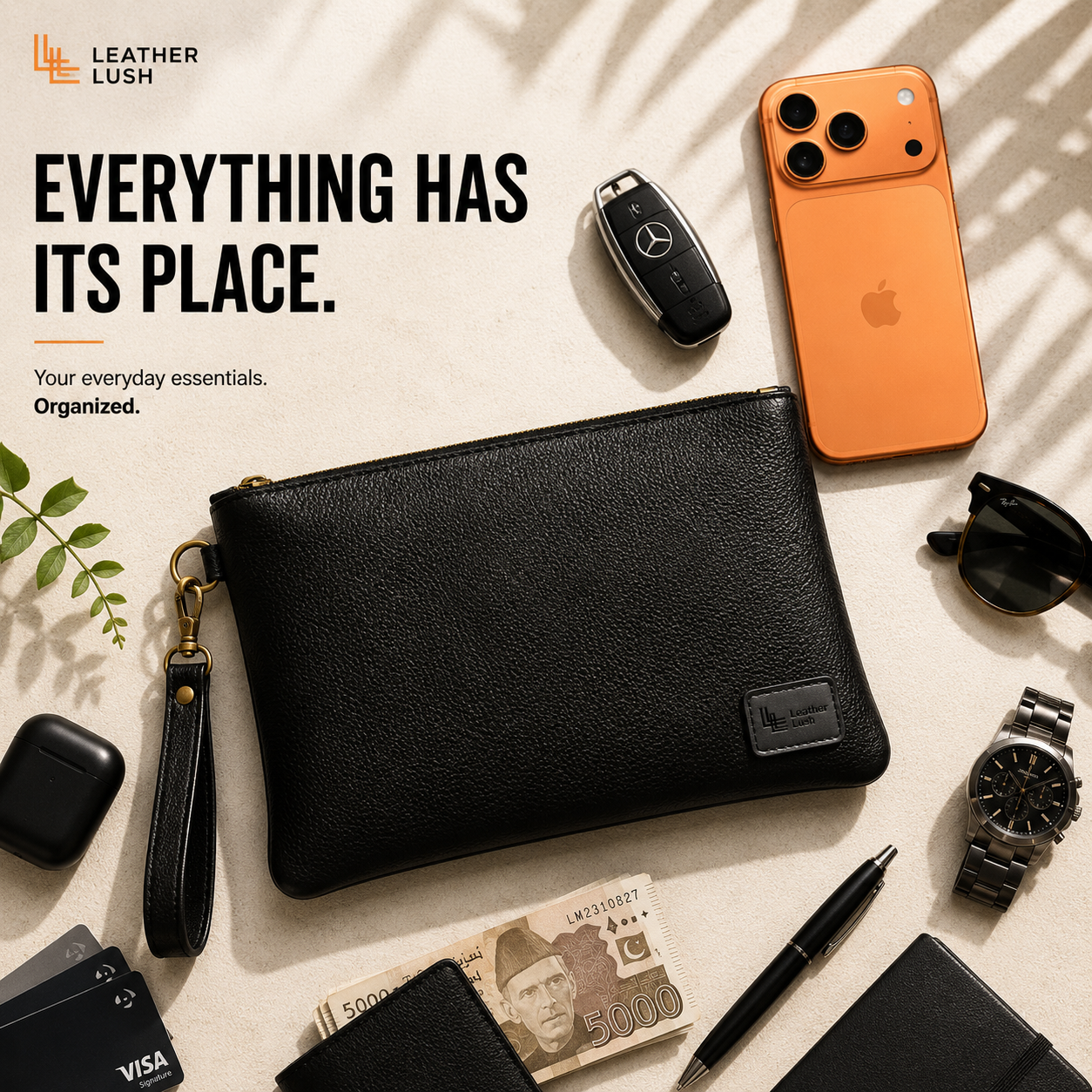LeatherLush.com Facebook ad: ๐๐ซ๐๐ฆ๐ข๐ฎ๐ฆ ๐๐๐ง๐ฎ๐ข๐ง๐ ๐๐๐๐ญ๐ก๐๐ซโฆ