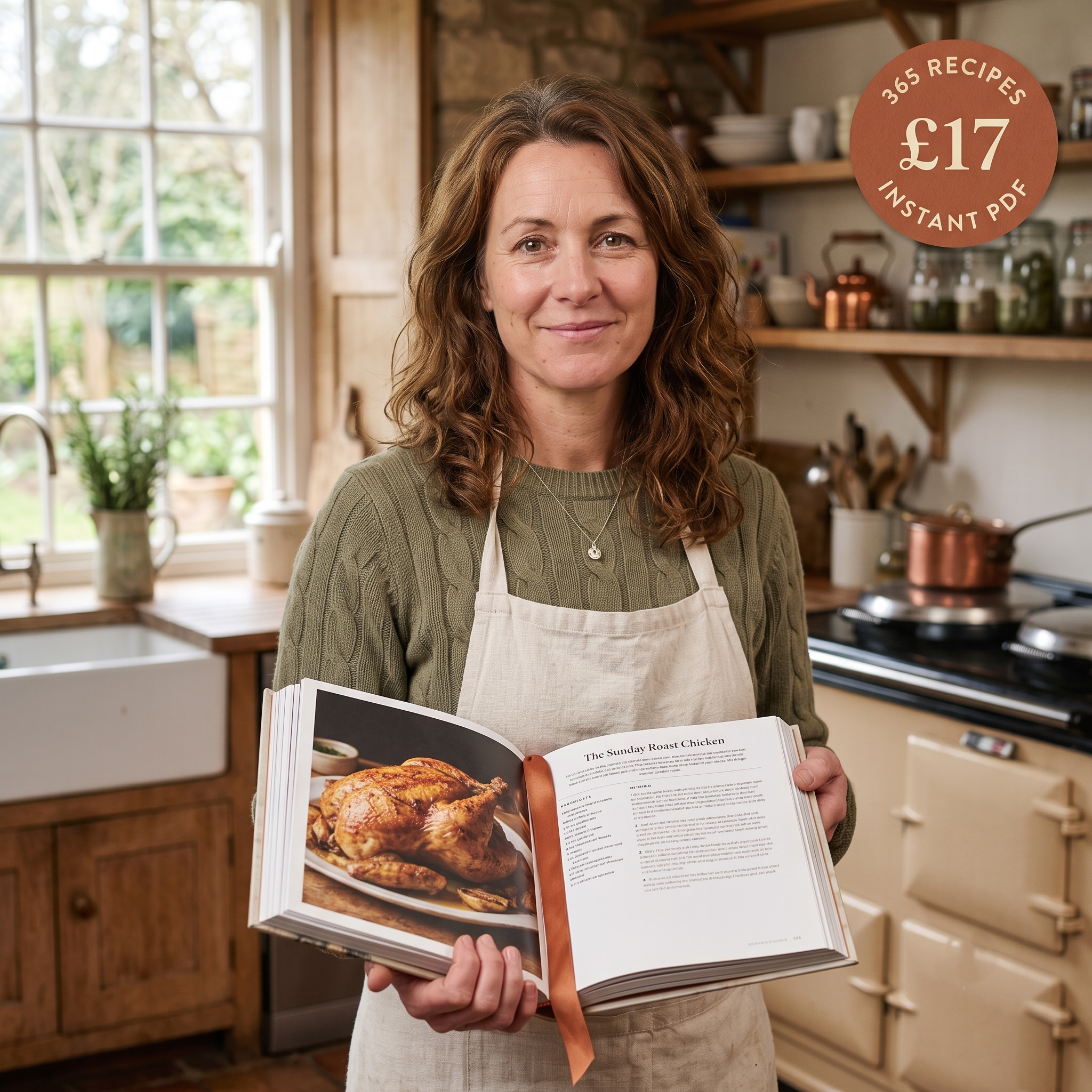 Catherine Mitchell Facebook ad: 365 tested recipes · £17