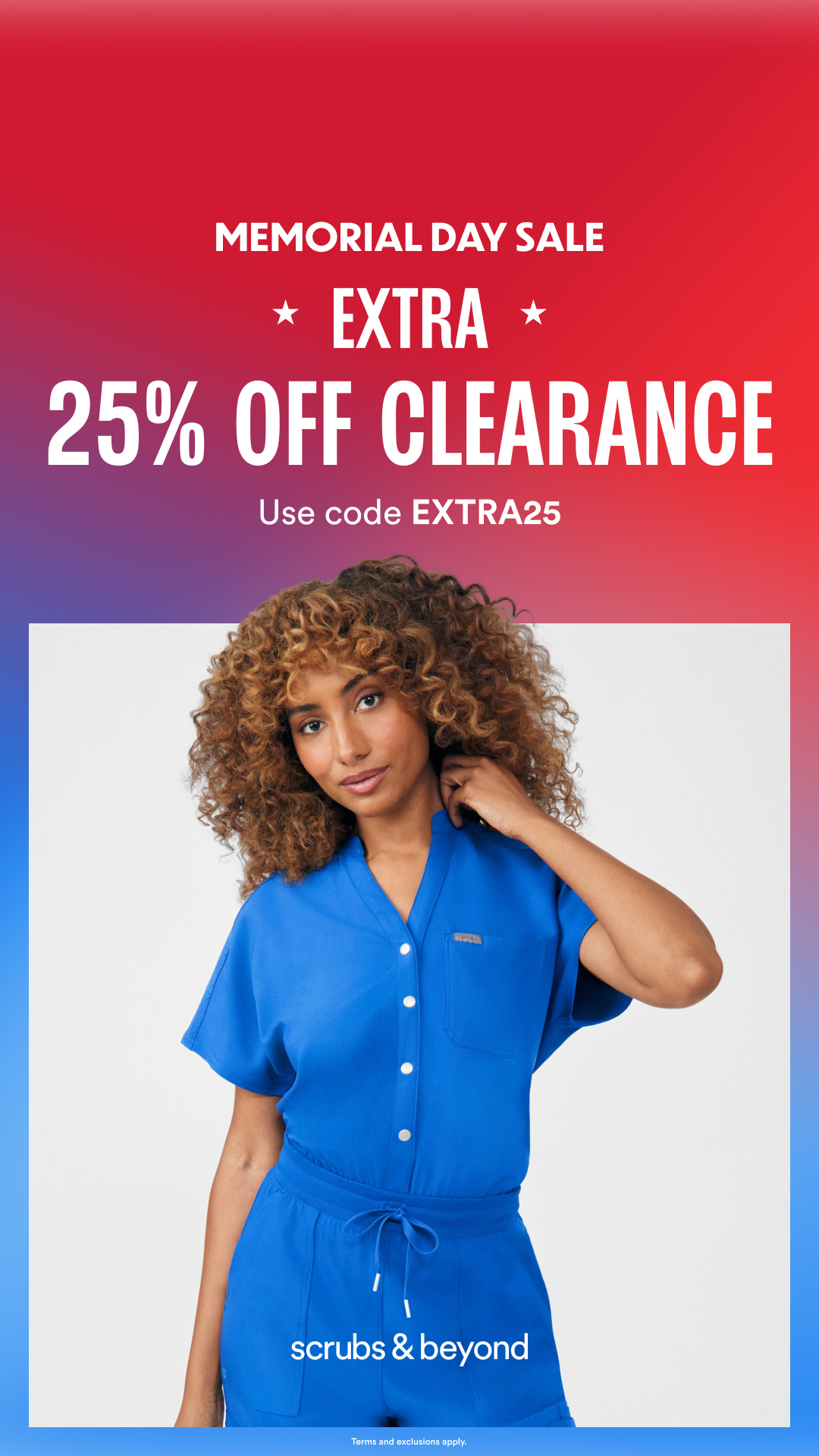 Scrubs & Beyond Facebook ad