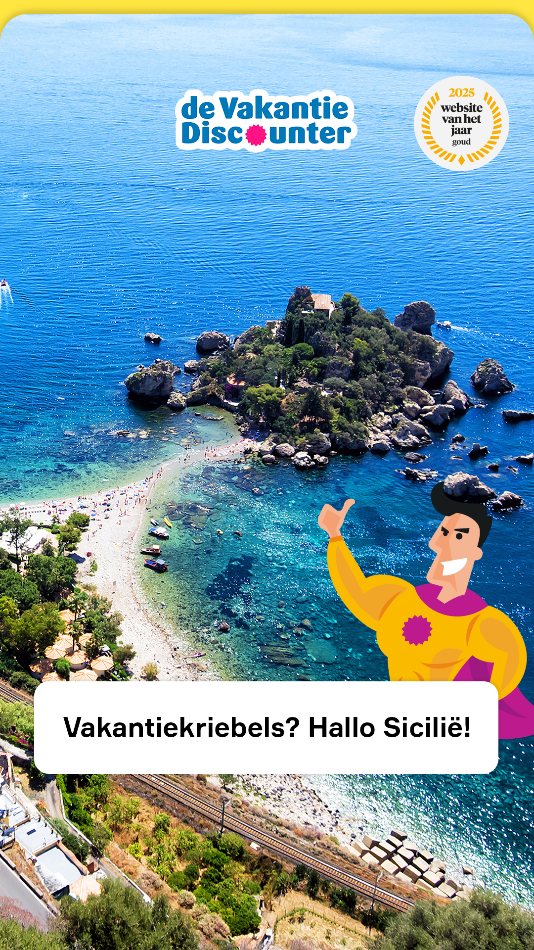 de VakantieDiscounter Facebook ad