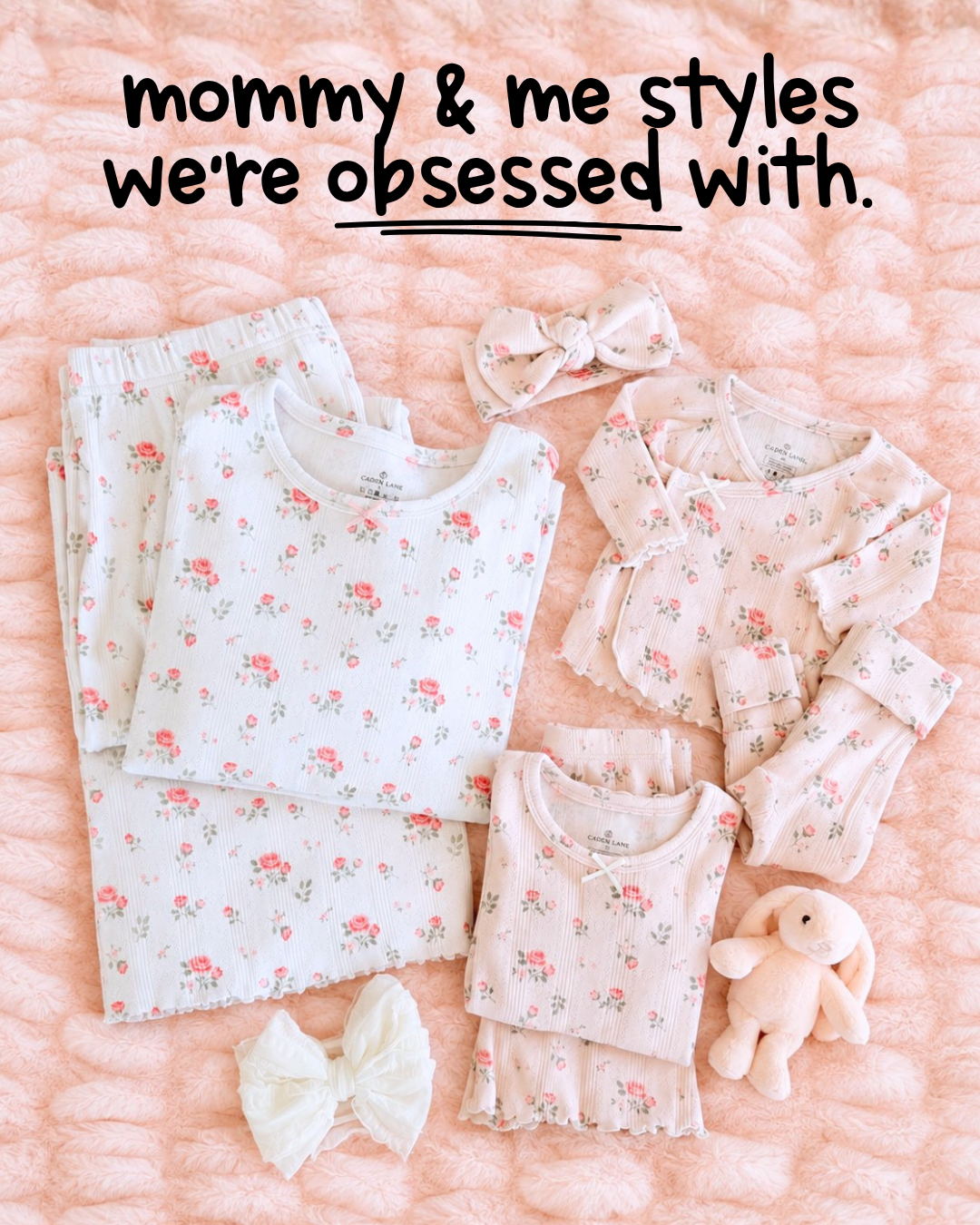 Caden Lane Facebook ad: Soft. Stretchy. Seriously cozy.