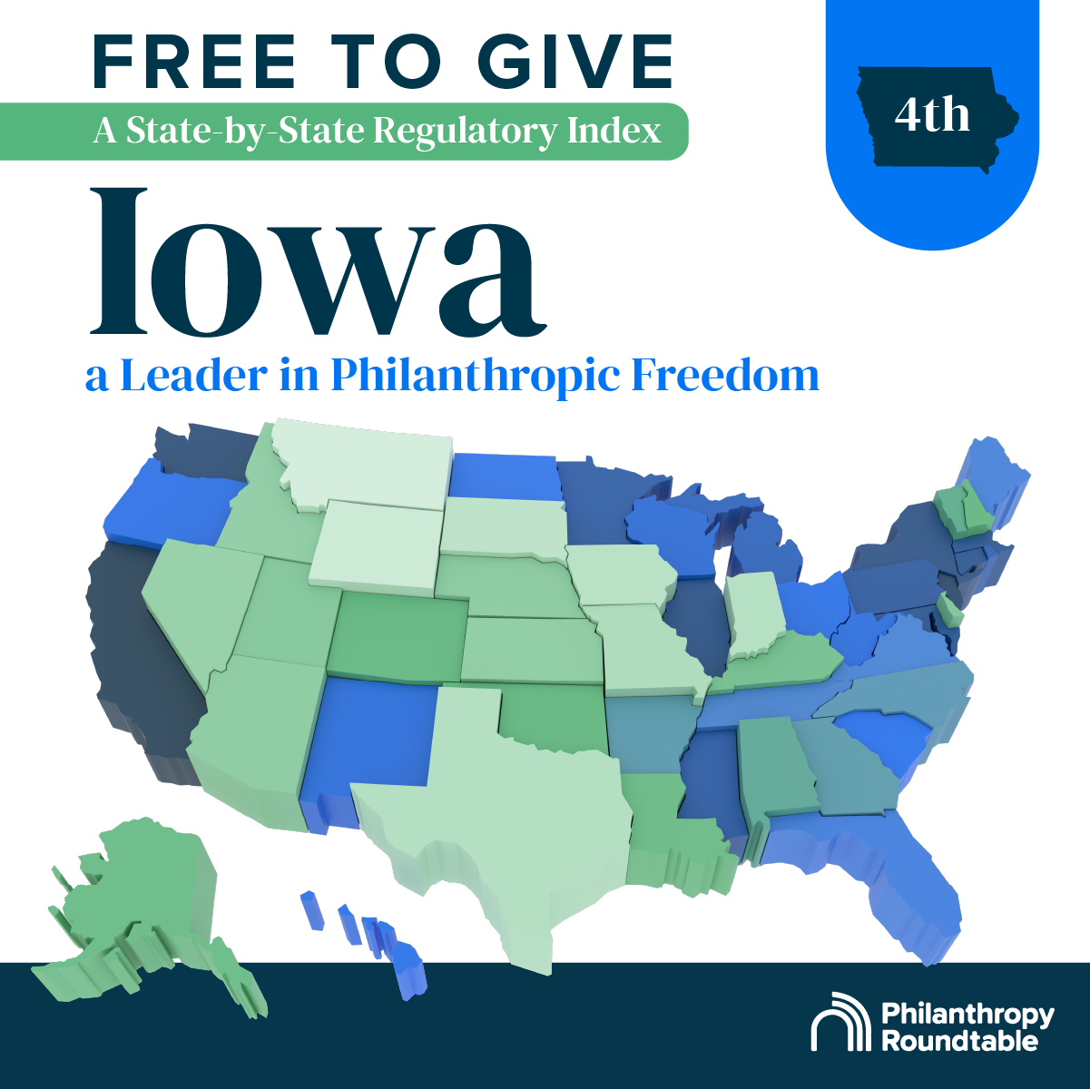 Philanthropy Roundtable Facebook ad: Free to Give: A State-by-State Regulatory Index