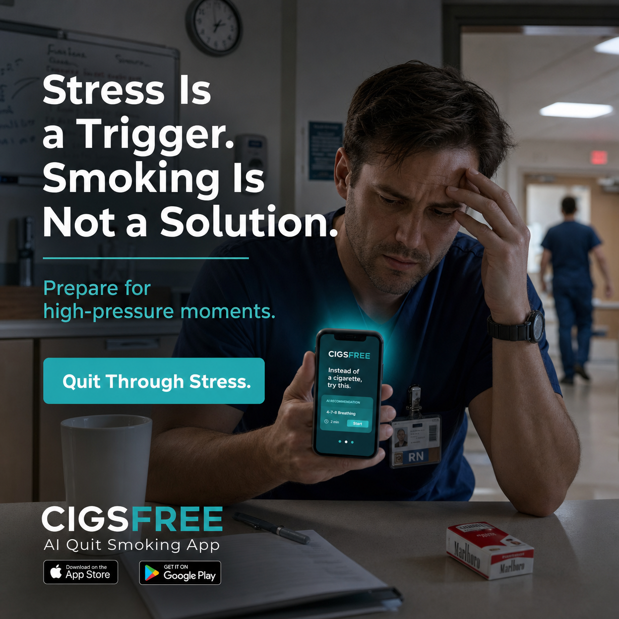 Cigs Free Facebook ad: Map Your Smoking Danger Zones