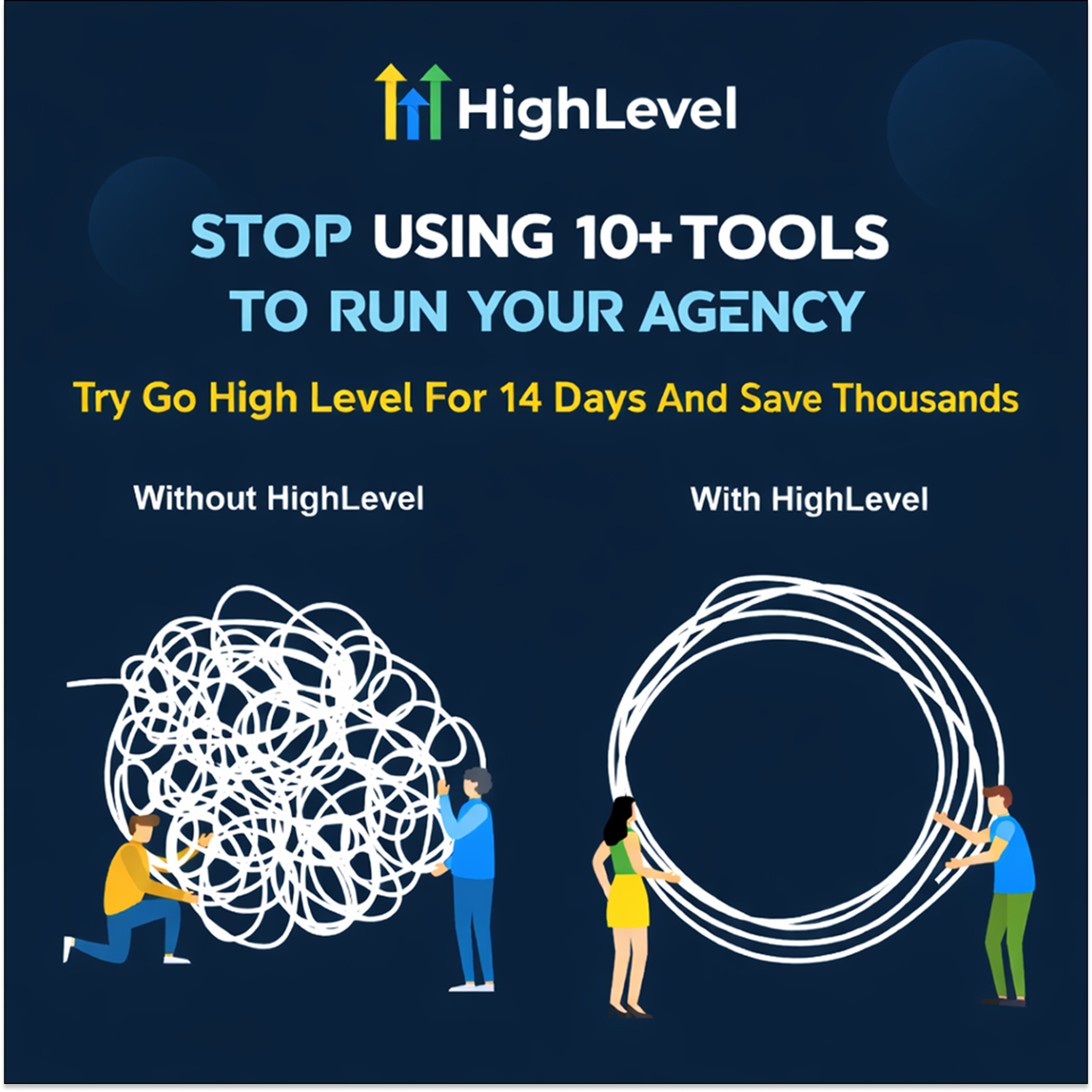 Konstantin Facebook ad: Try Go High Level for 14 Days And Get Ad Course As Bonus