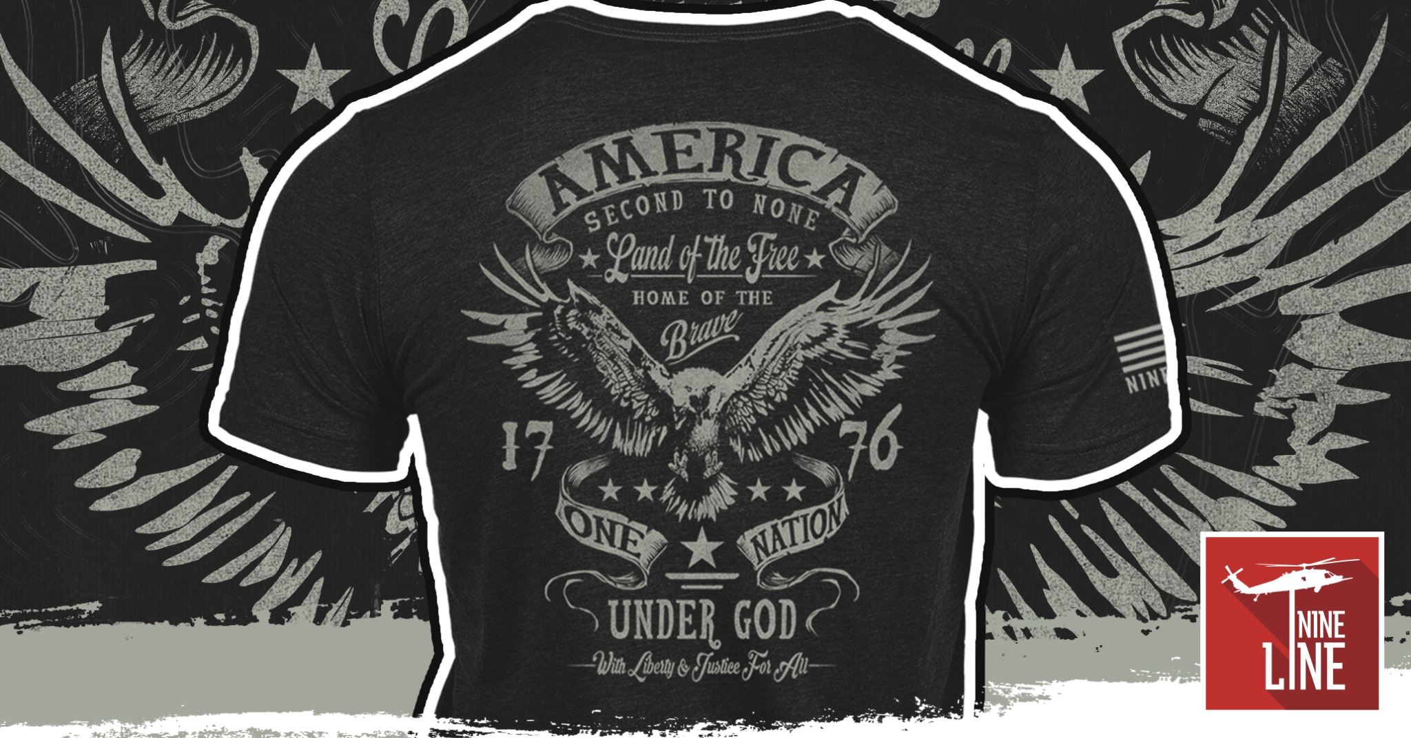 Nine Line Apparel Facebook ad: 250 Years of Freedom