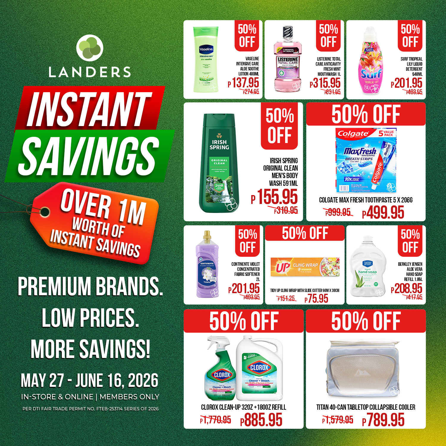 Landers Superstore Facebook ad
