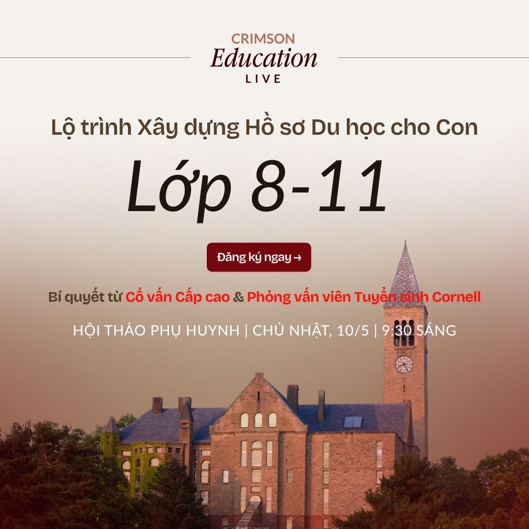 Crimson Education Facebook ad